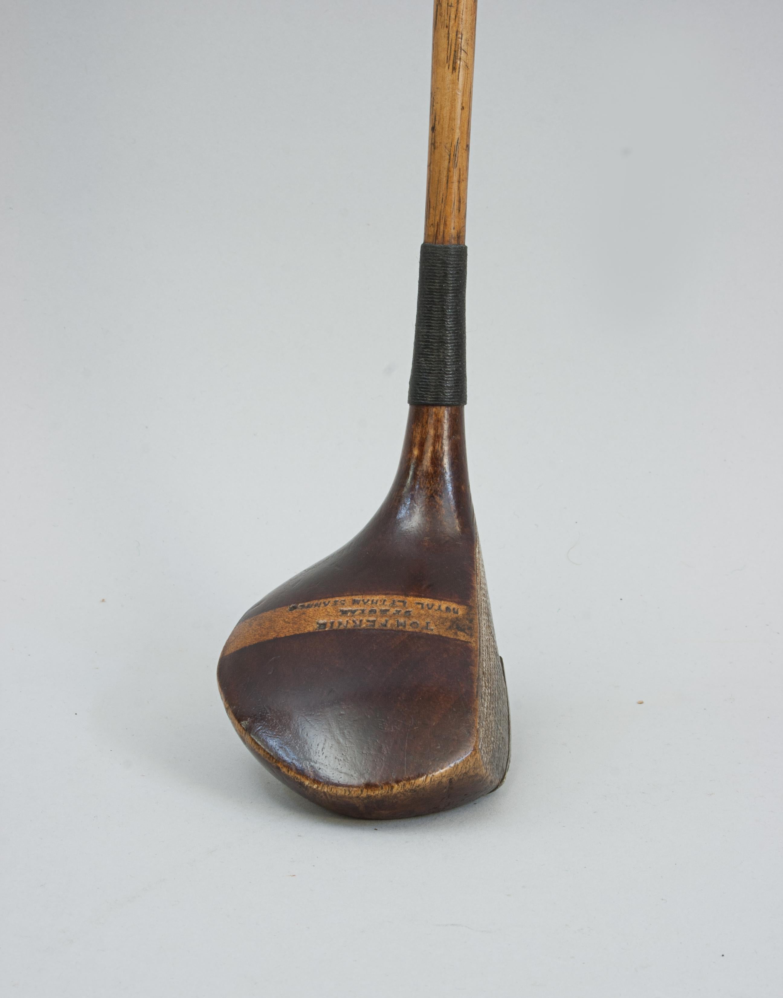 XX secolo Antico bastone da golf, cucchiaio di Tom Fernie in vendita