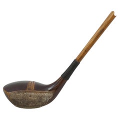 Antico bastone da golf, cucchiaio di Tom Fernie