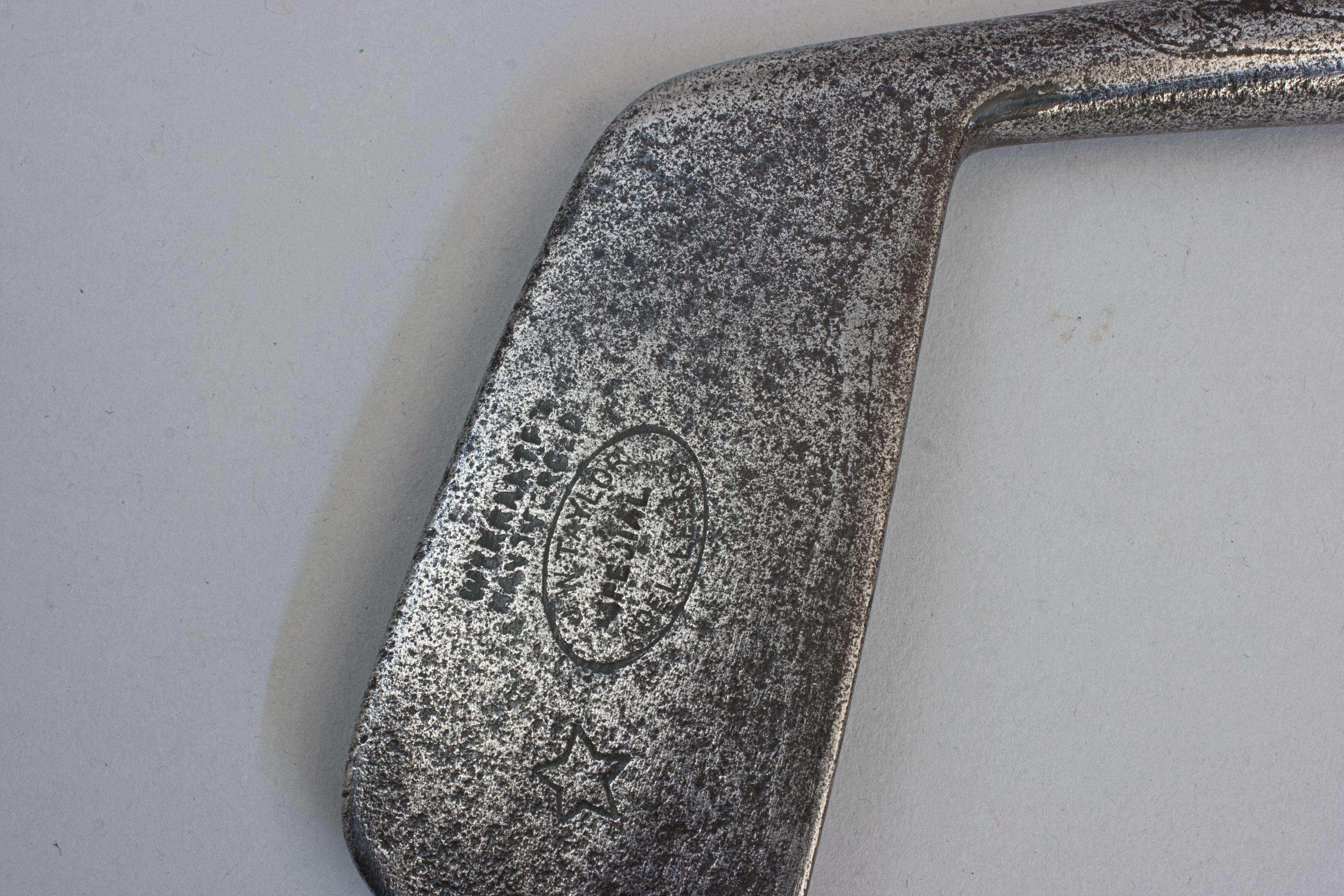 Early 20th Century Antique Golf Club, Unusual Deep Face by Gibson of Kinghorn For Sale