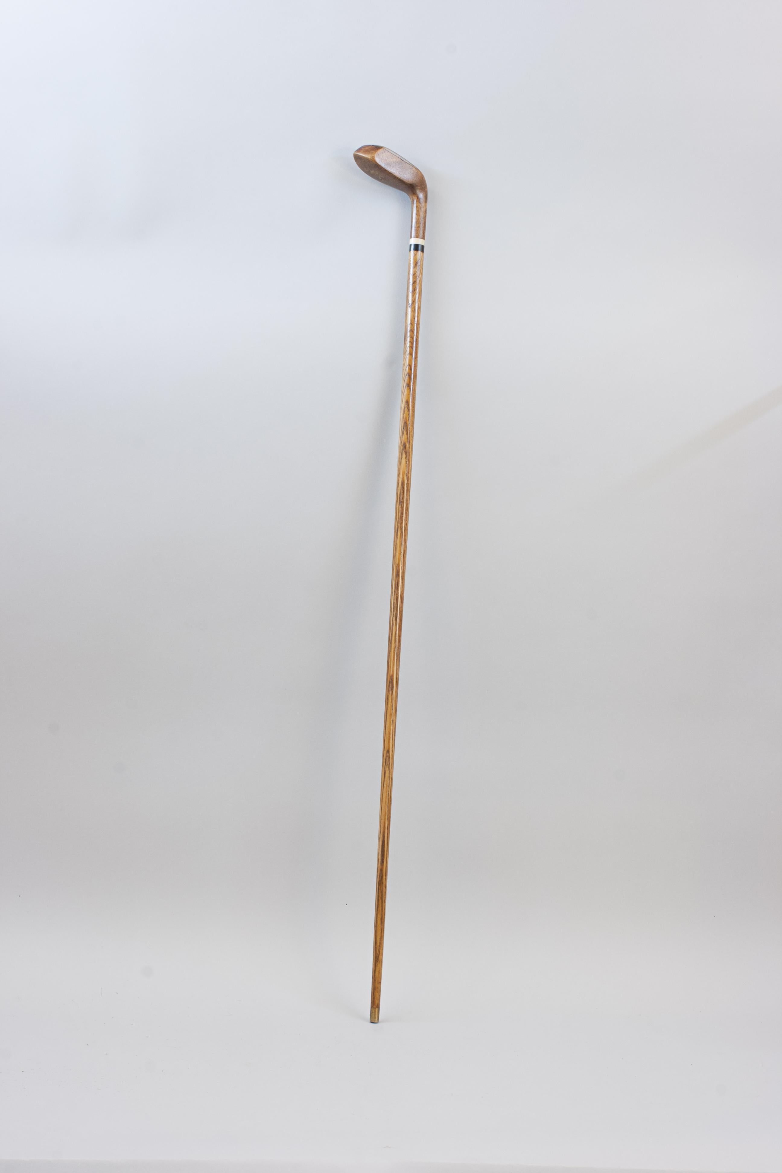 British Antique Golf Club Walking Stick, Sunday Club. For Sale