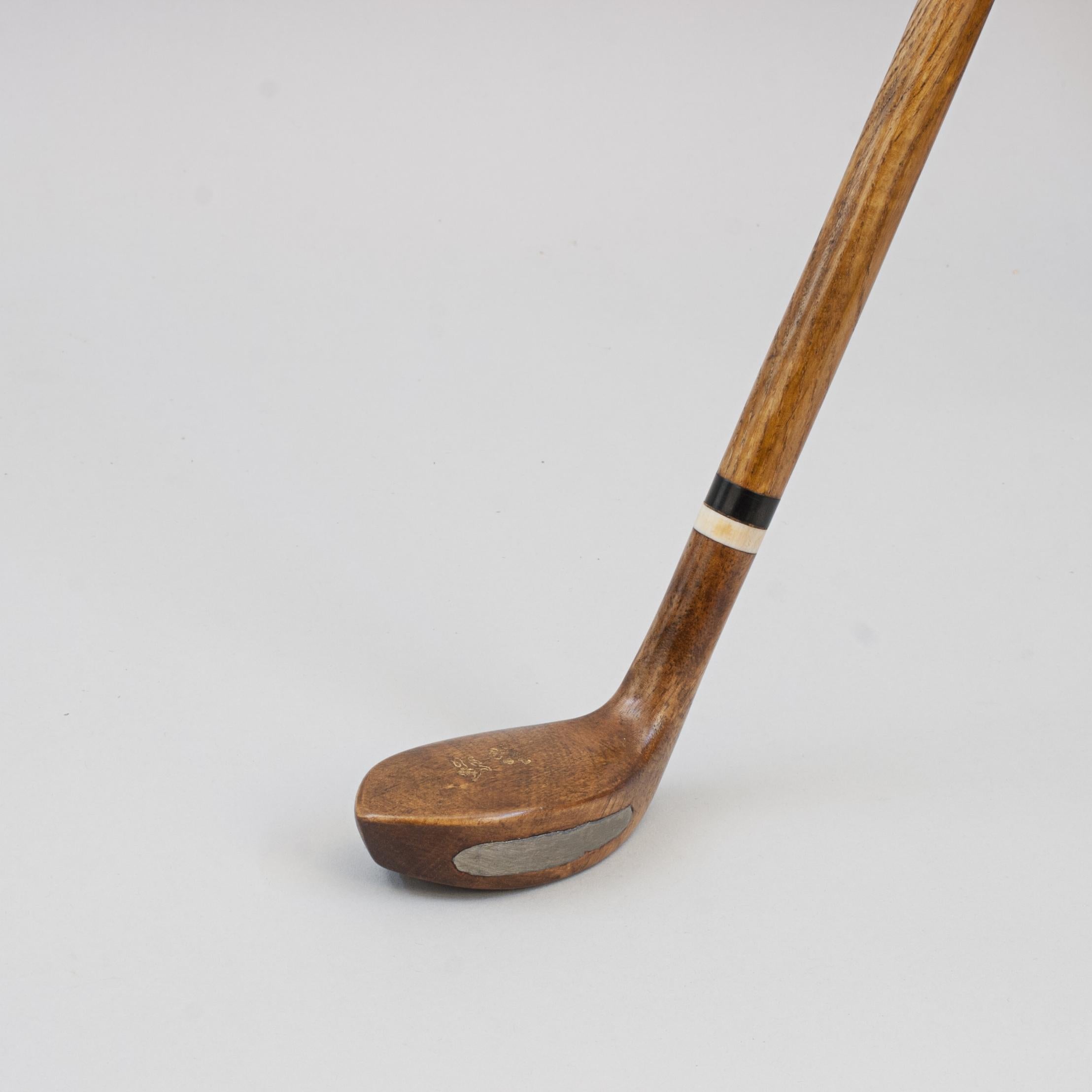 Antique Golf Club Walking Stick, Sunday Club. In Good Condition For Sale In Oxfordshire, GB