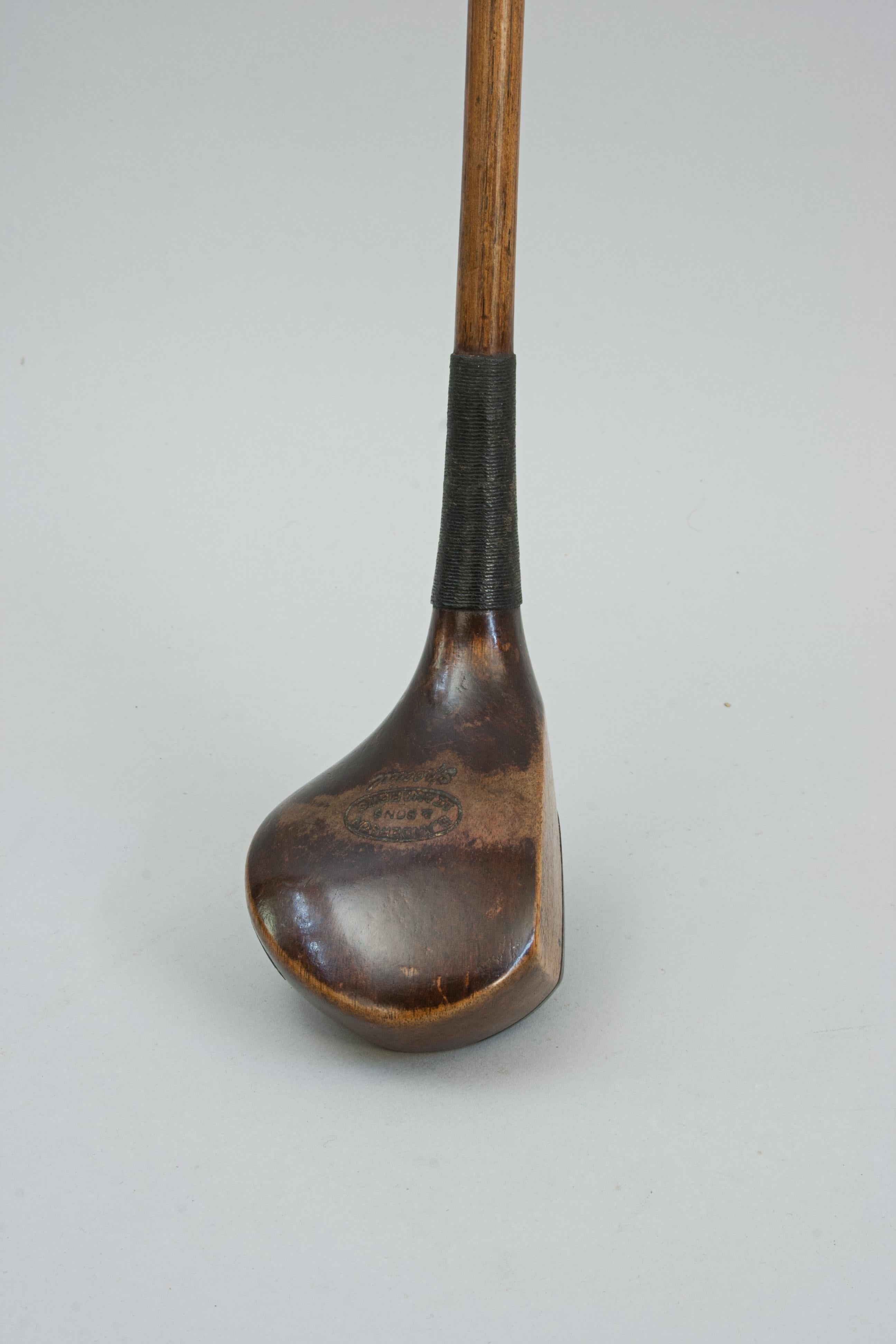 XX secolo Golf Club antico, Wood di David Anderson, Andrew Andrews in vendita