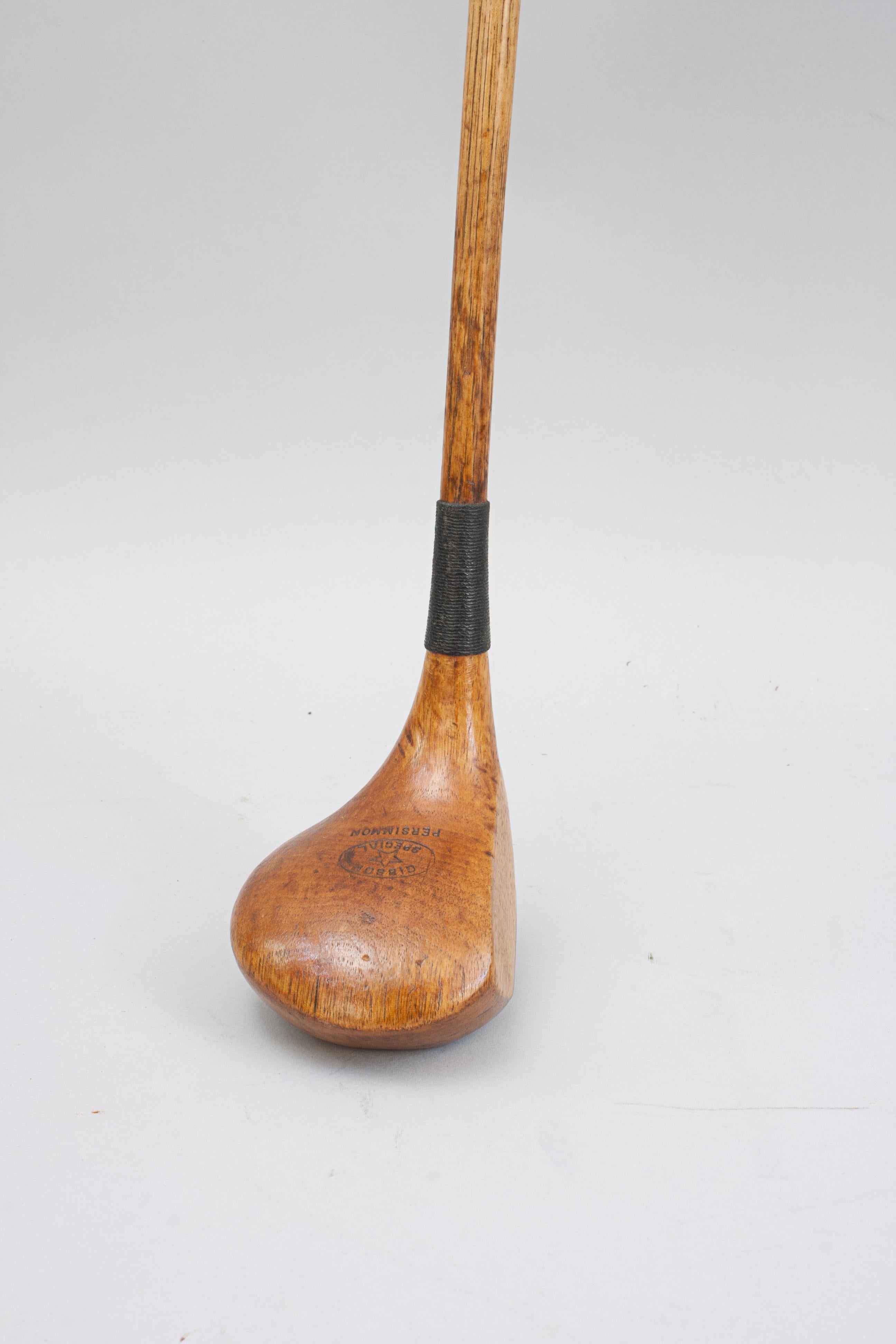 Antiker Golfschläger, Holz von Gibson im Zustand „Gut“ im Angebot in Oxfordshire, GB