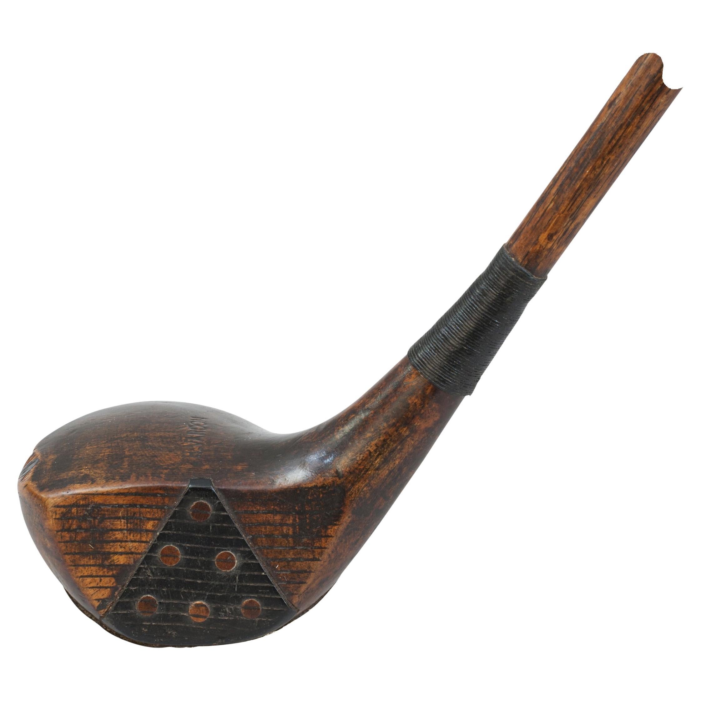 Antique Golf Club, Wood By Harry Vardon