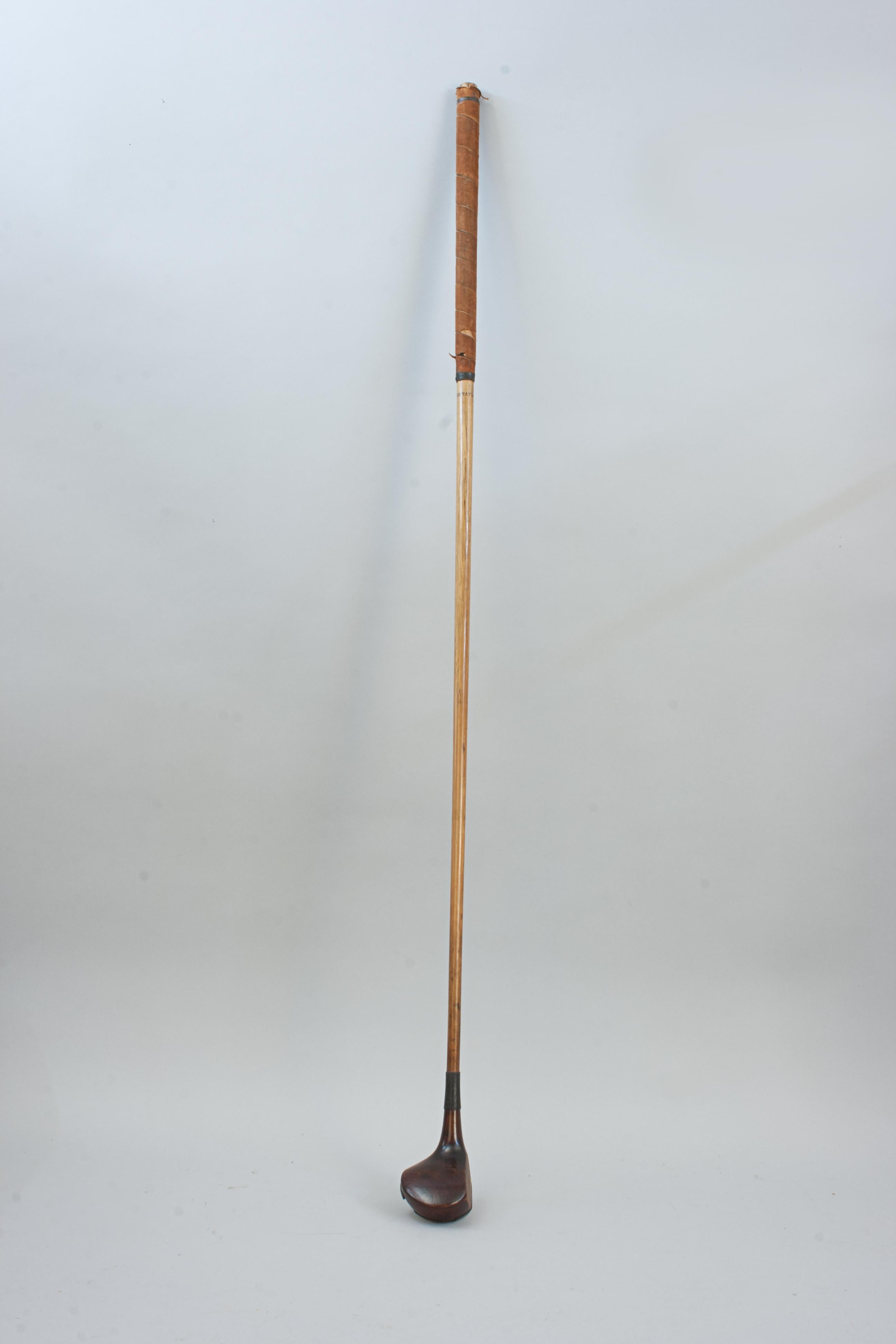 Britannique Club de golf ancien, Wood A Taylor en vente