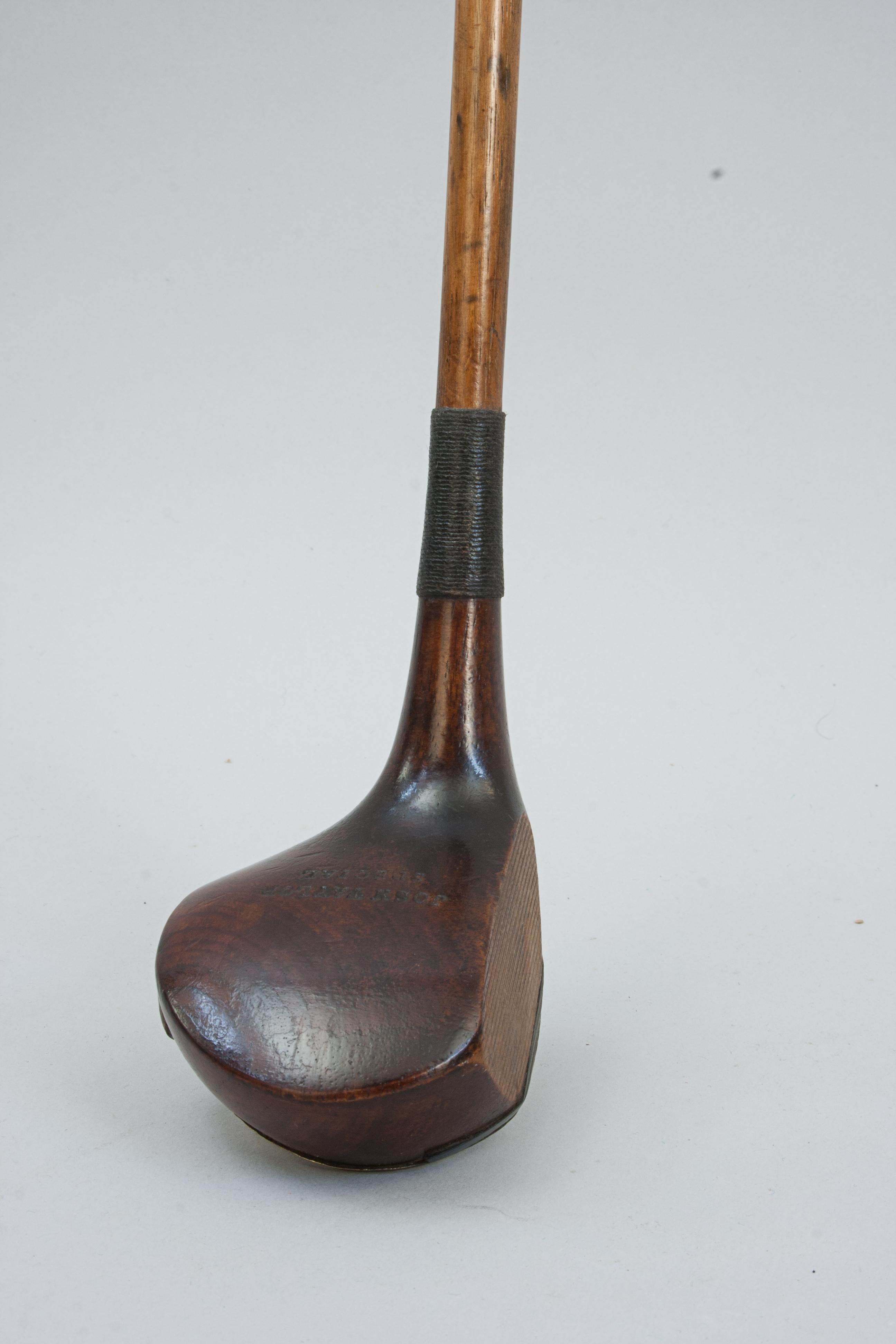 20ième siècle Club de golf ancien, Wood A Taylor en vente