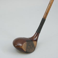 Antique Golf Club, Wood Brassie.