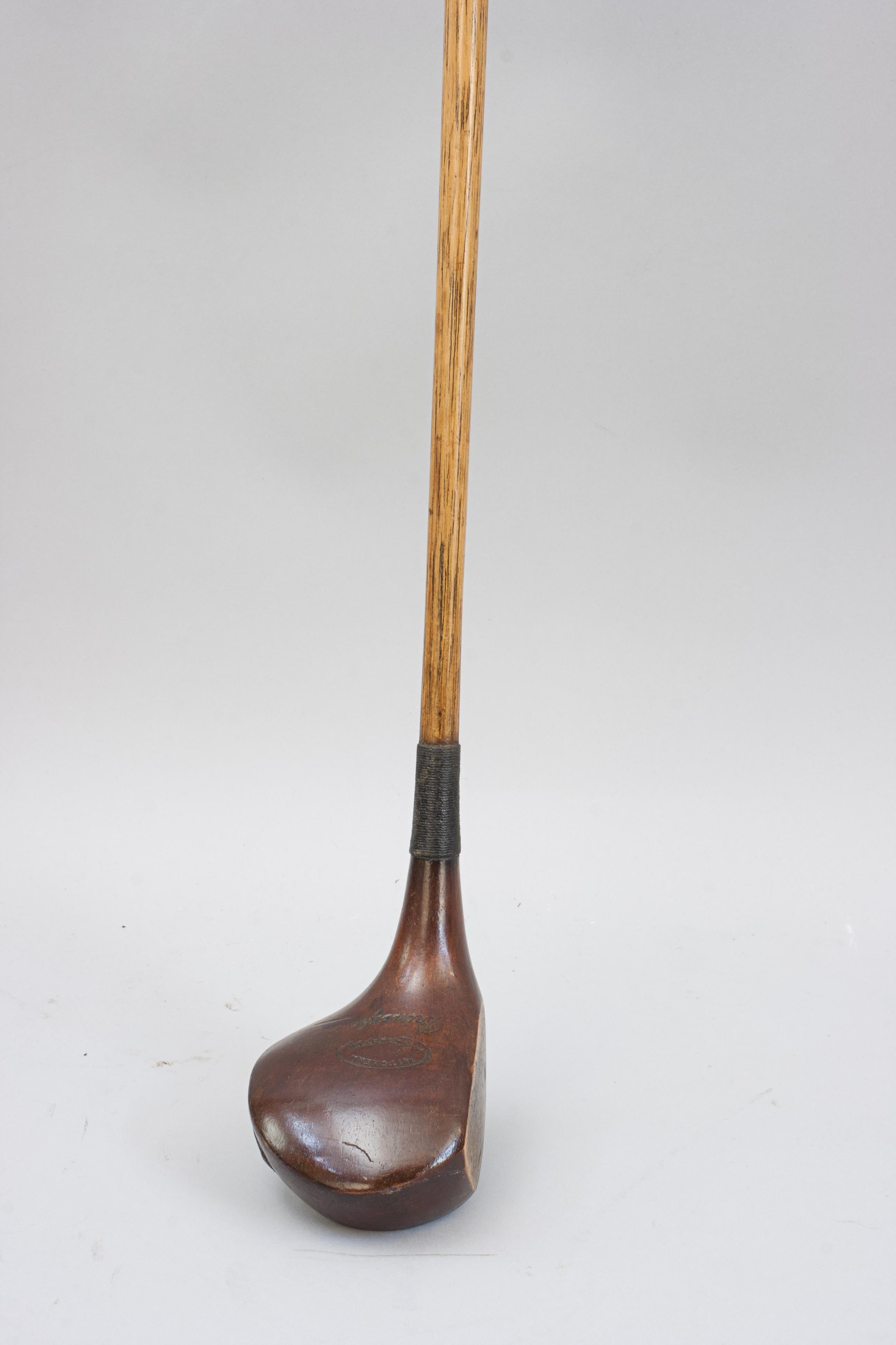 Antiker Golfschläger, Holz ja im Zustand „Gut“ in Oxfordshire, GB