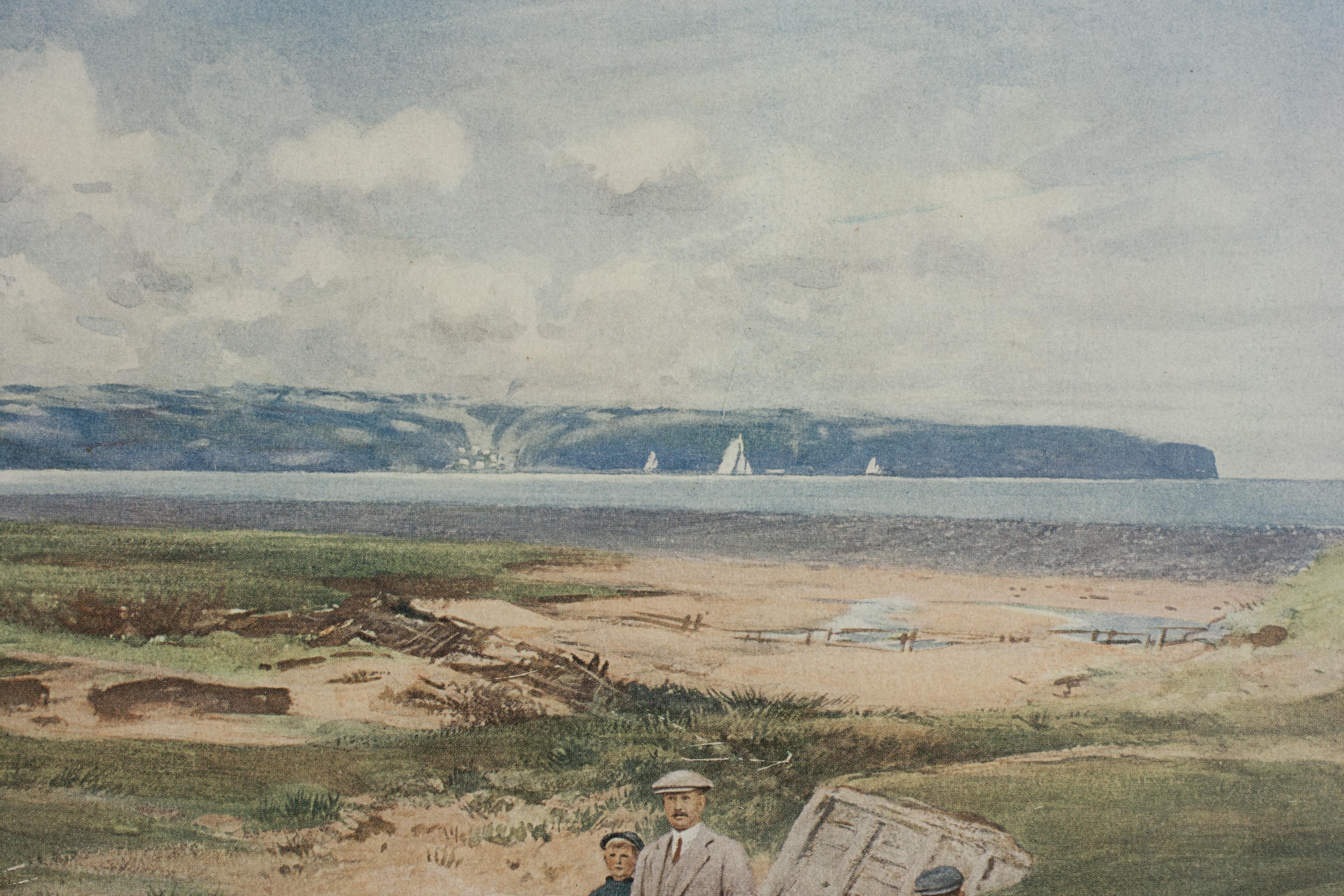 Grabado antiguo de golf, Westward Ho!, Life Association of Scotland, Michael Brown en venta 6