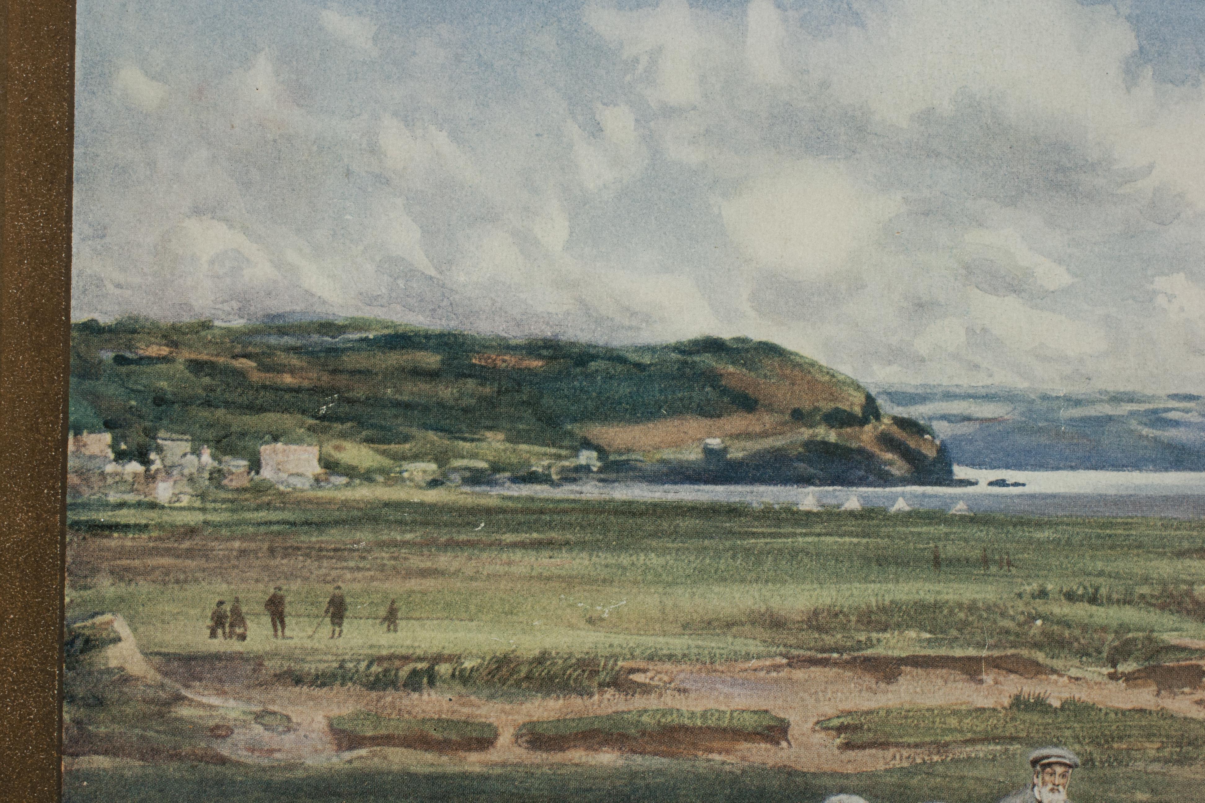 Grabado antiguo de golf, Westward Ho!, Life Association of Scotland, Michael Brown en venta 7