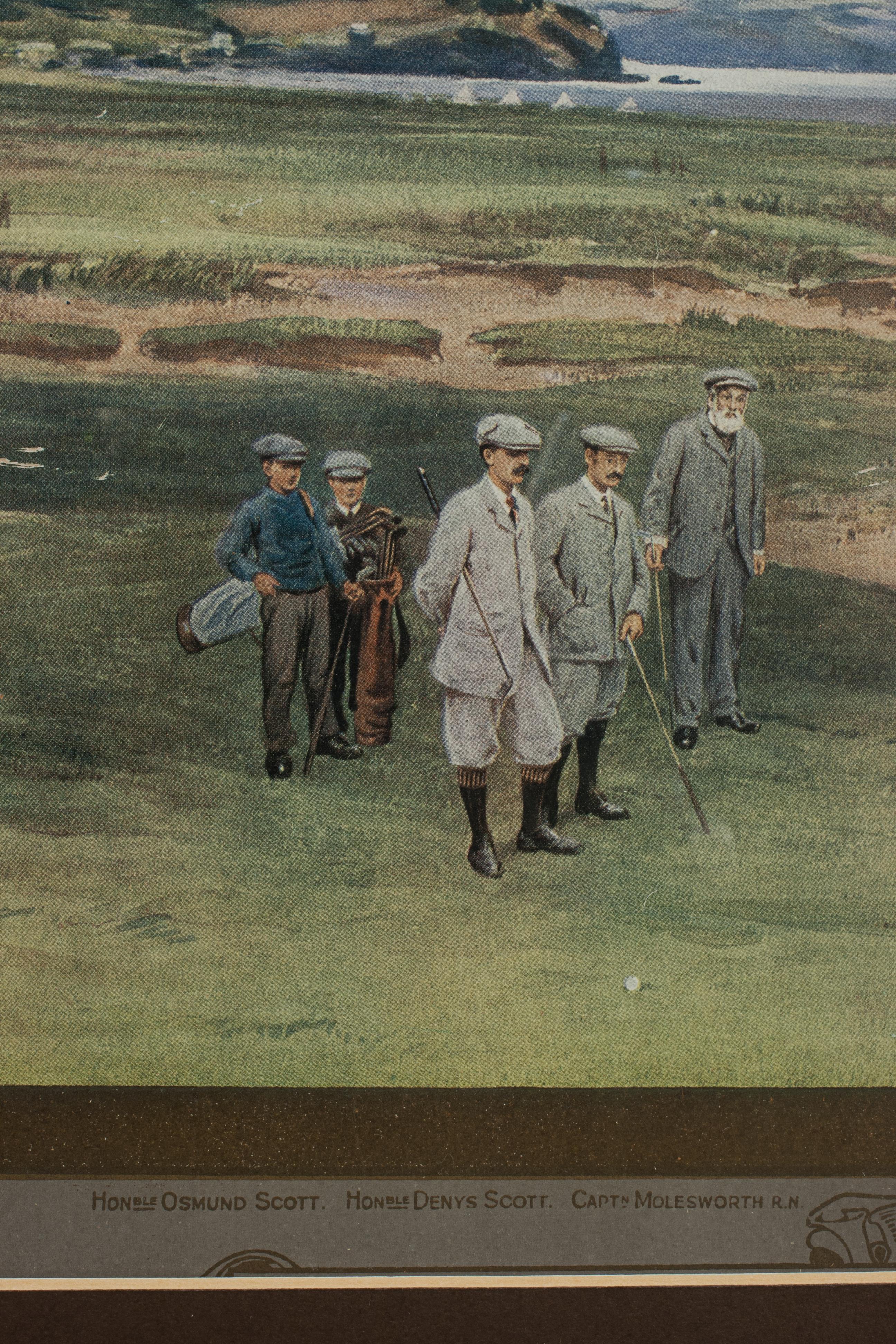 Grabado antiguo de golf, Westward Ho!, Life Association of Scotland, Michael Brown en venta 8