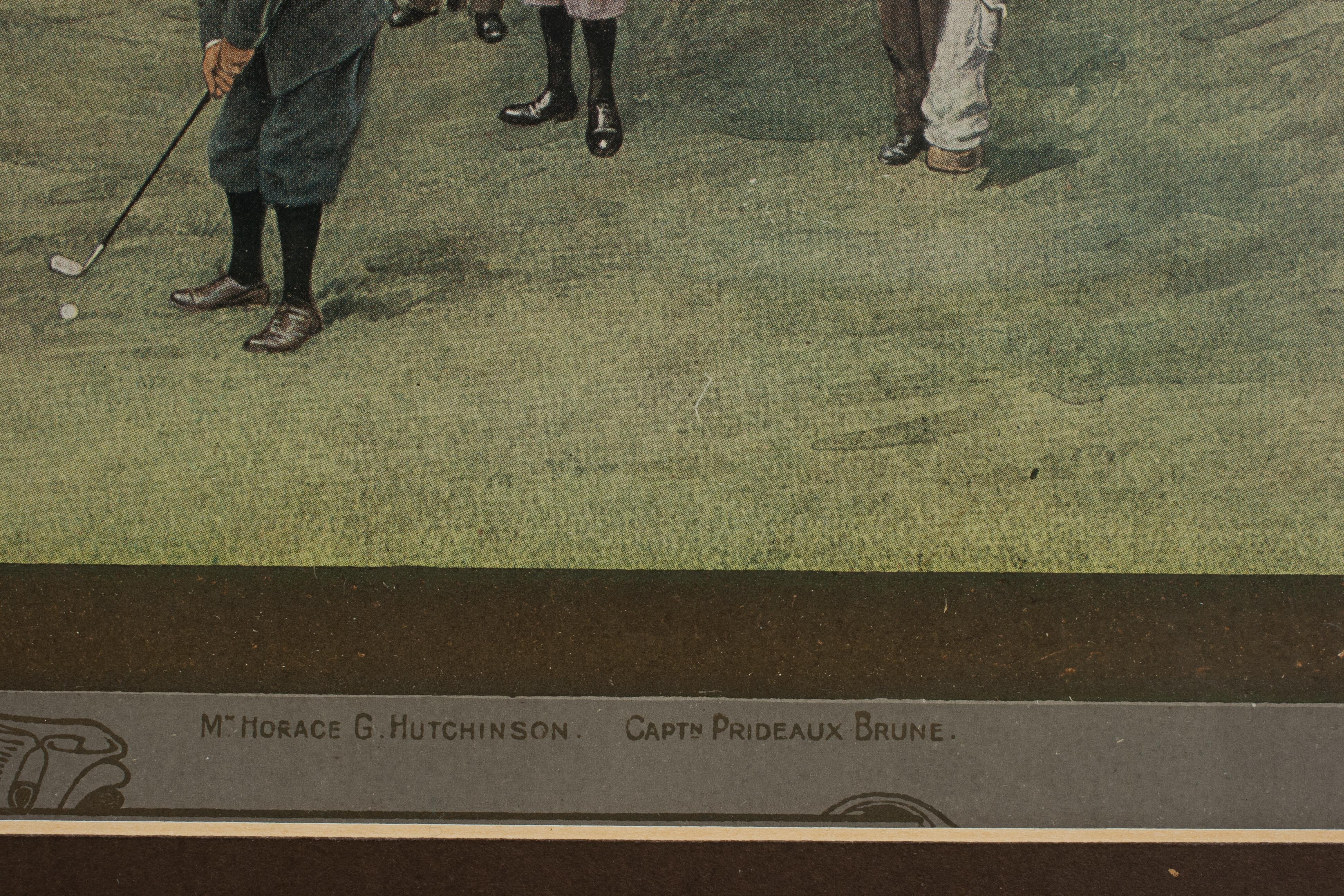 Grabado antiguo de golf, Westward Ho!, Life Association of Scotland, Michael Brown en venta 1