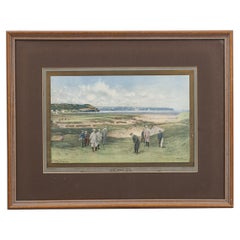 Antique Golf Print, Westward Ho!, Life Association of Scotland, Michael Brown