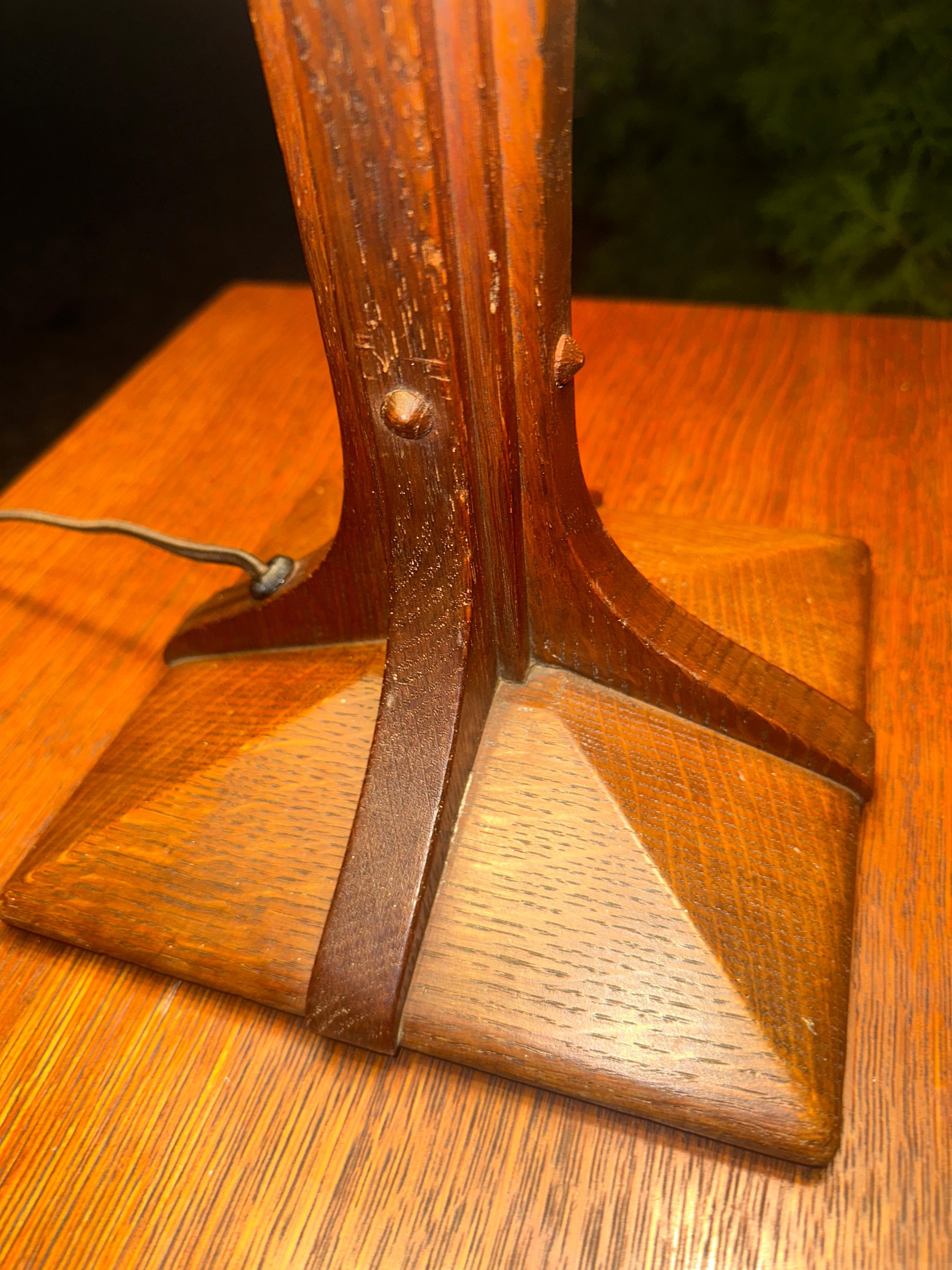 Lampe de table Gustav Stickley ancienne - W7887 en vente 6