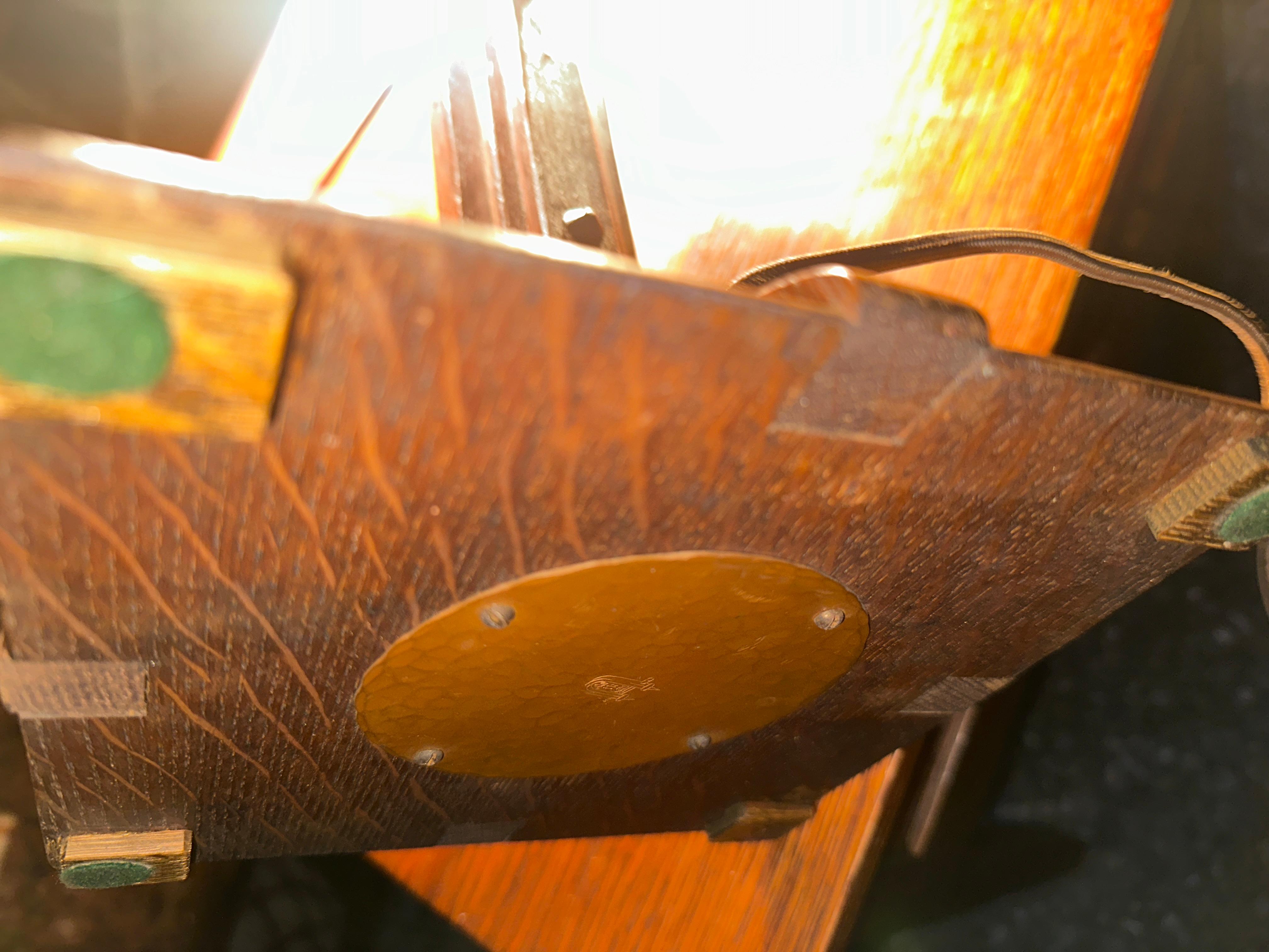 Lampe de table Gustav Stickley ancienne - W7887 en vente 8