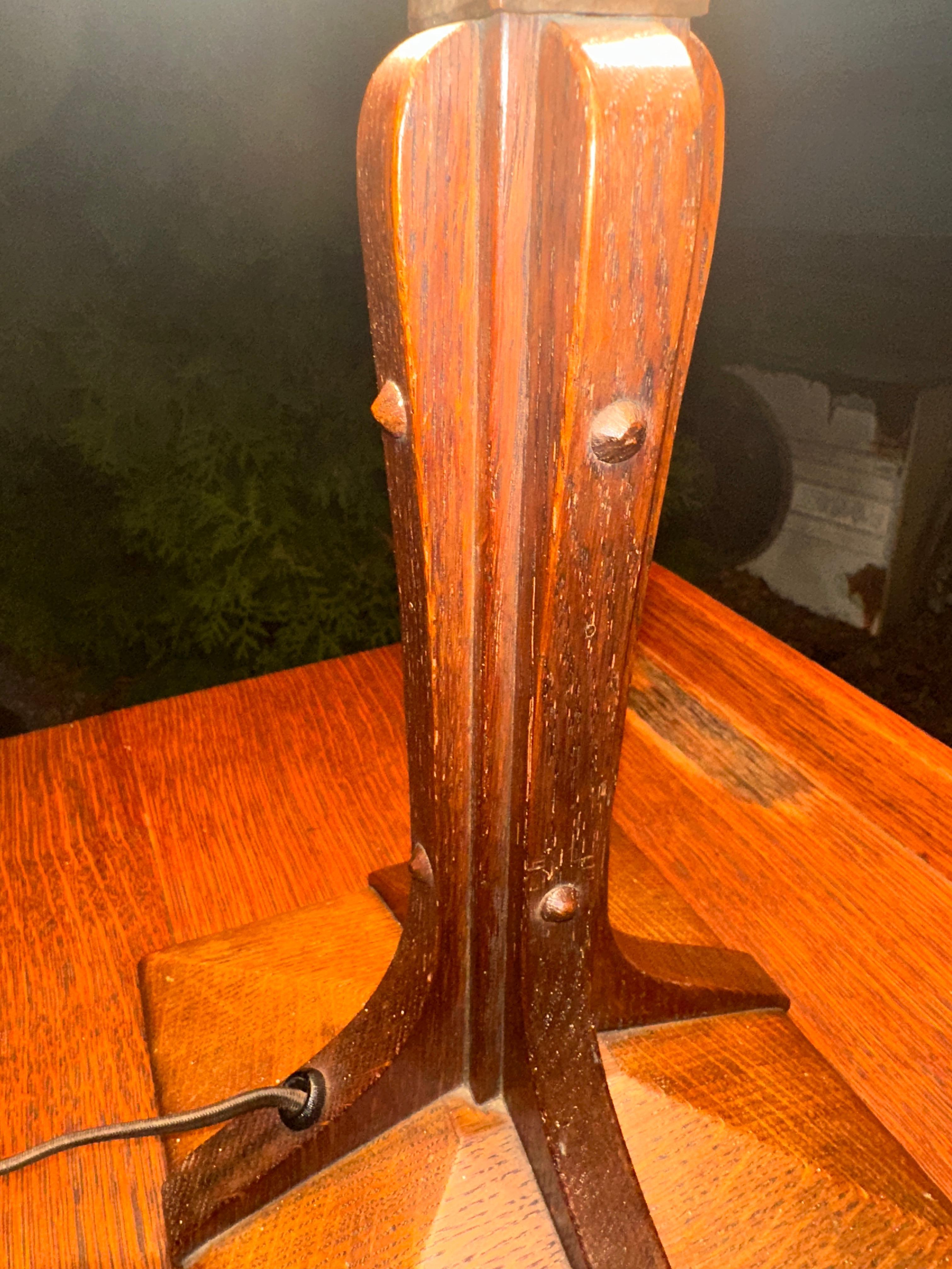 Lampe de table Gustav Stickley ancienne - W7887 en vente 10