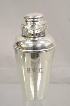 Antique Gorham 01219 Art Deco Silver Plated Cocktail Martini Shaker Pitcher