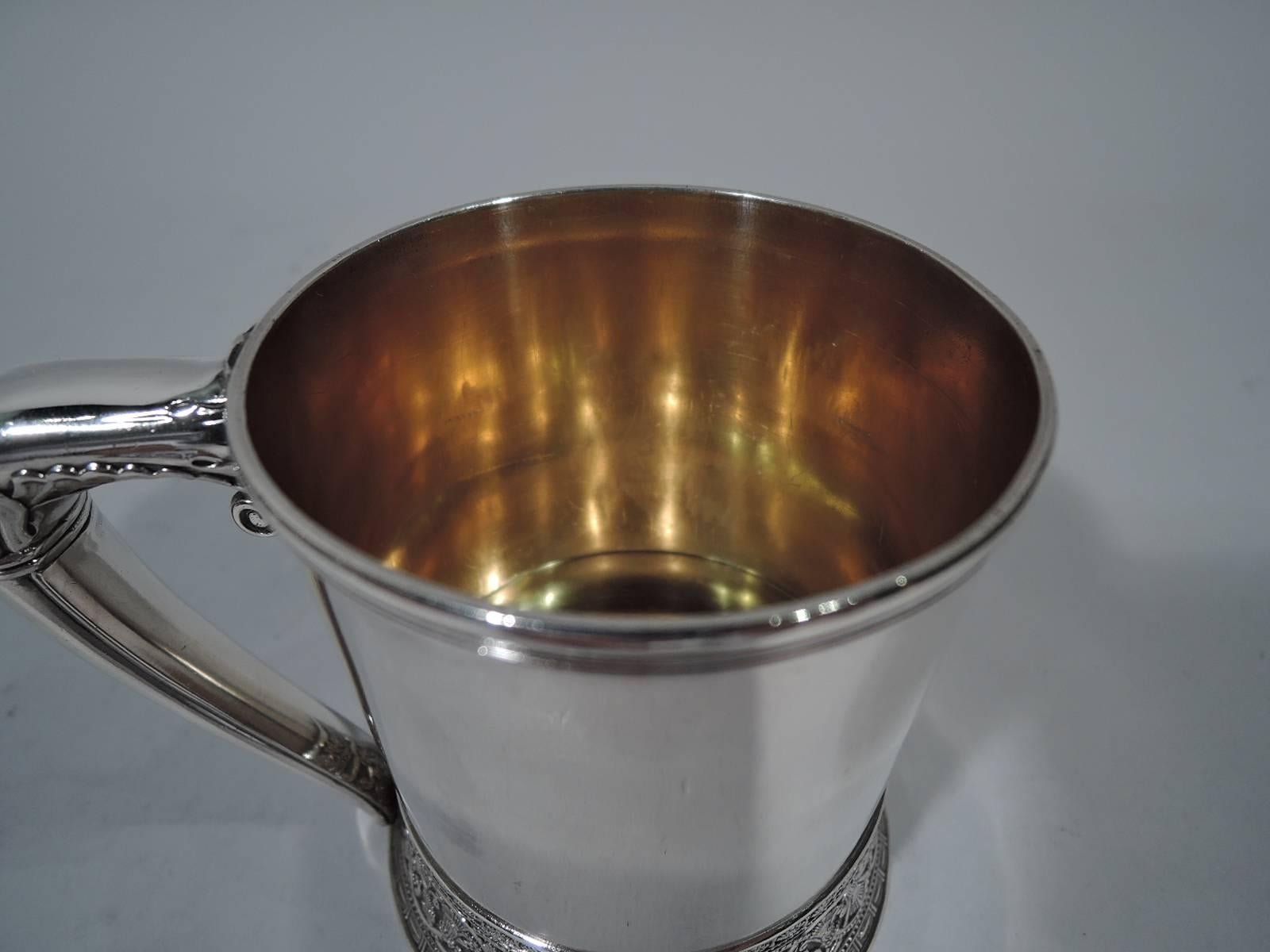 American Antique Gorham Aesthetic Sterling Silver Baby Cup