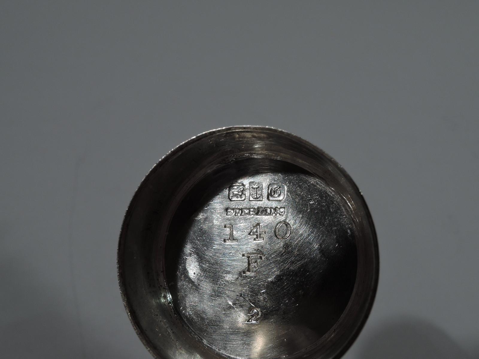 Antique Gorham Aesthetic Sterling Silver Perfume Vinaigrette 1