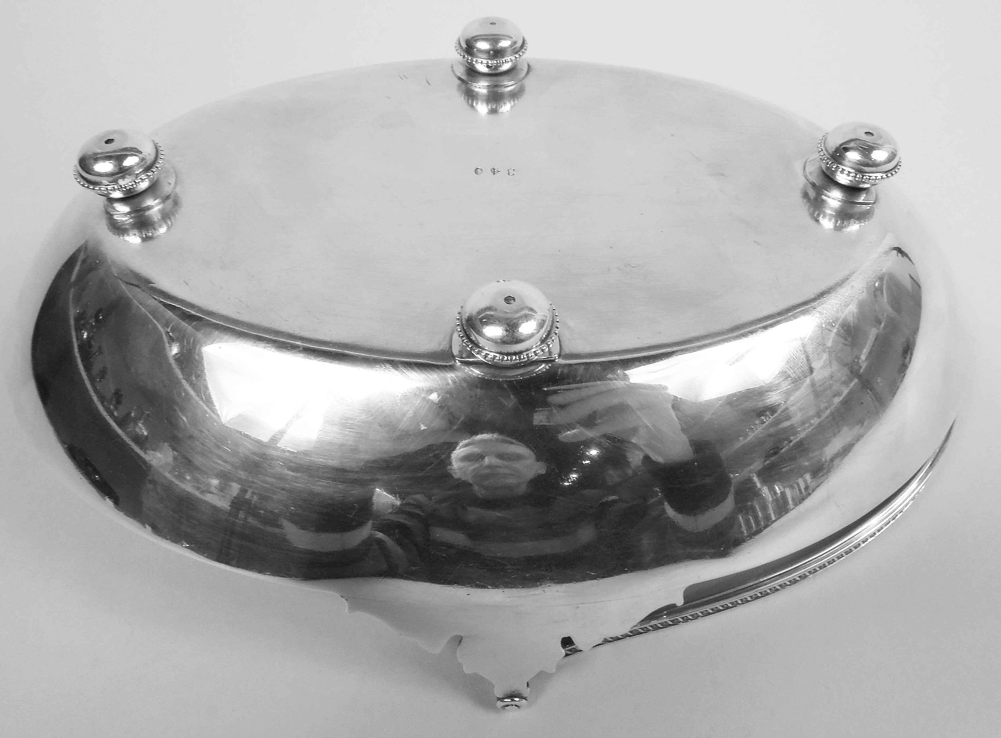 Antique Gorham American Classical Coin Silver Basket   7
