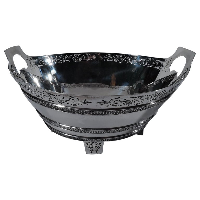 Antique Gorham American Classical Sterling Silver Ice Bucket For Sale