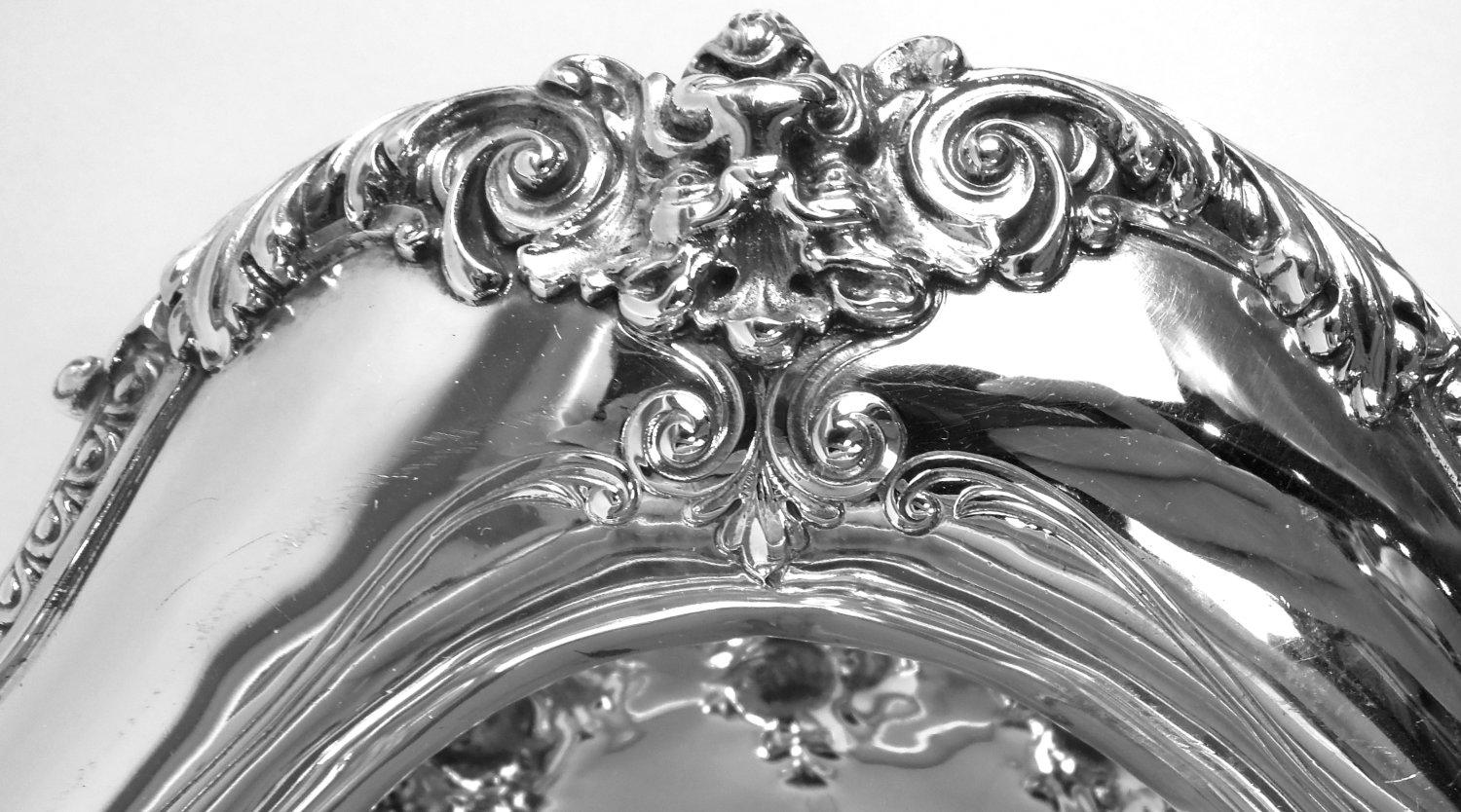 Antiguo cuenco Gorham American Edwardian Classical Lion Head, 1900 Estadounidense en venta
