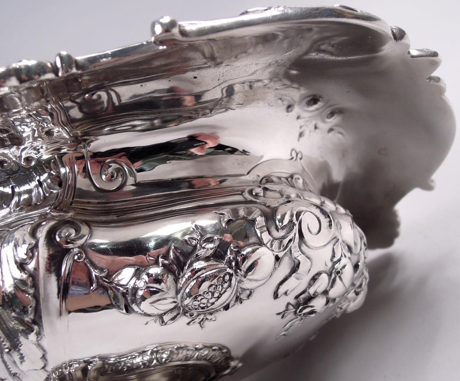 Antiguo cuenco Gorham American Edwardian Classical Lion Head, 1900 principios del siglo XX en venta