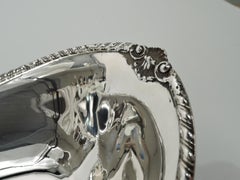 Ancien plateau à pain classique édouardien américain en argent sterling Gorham