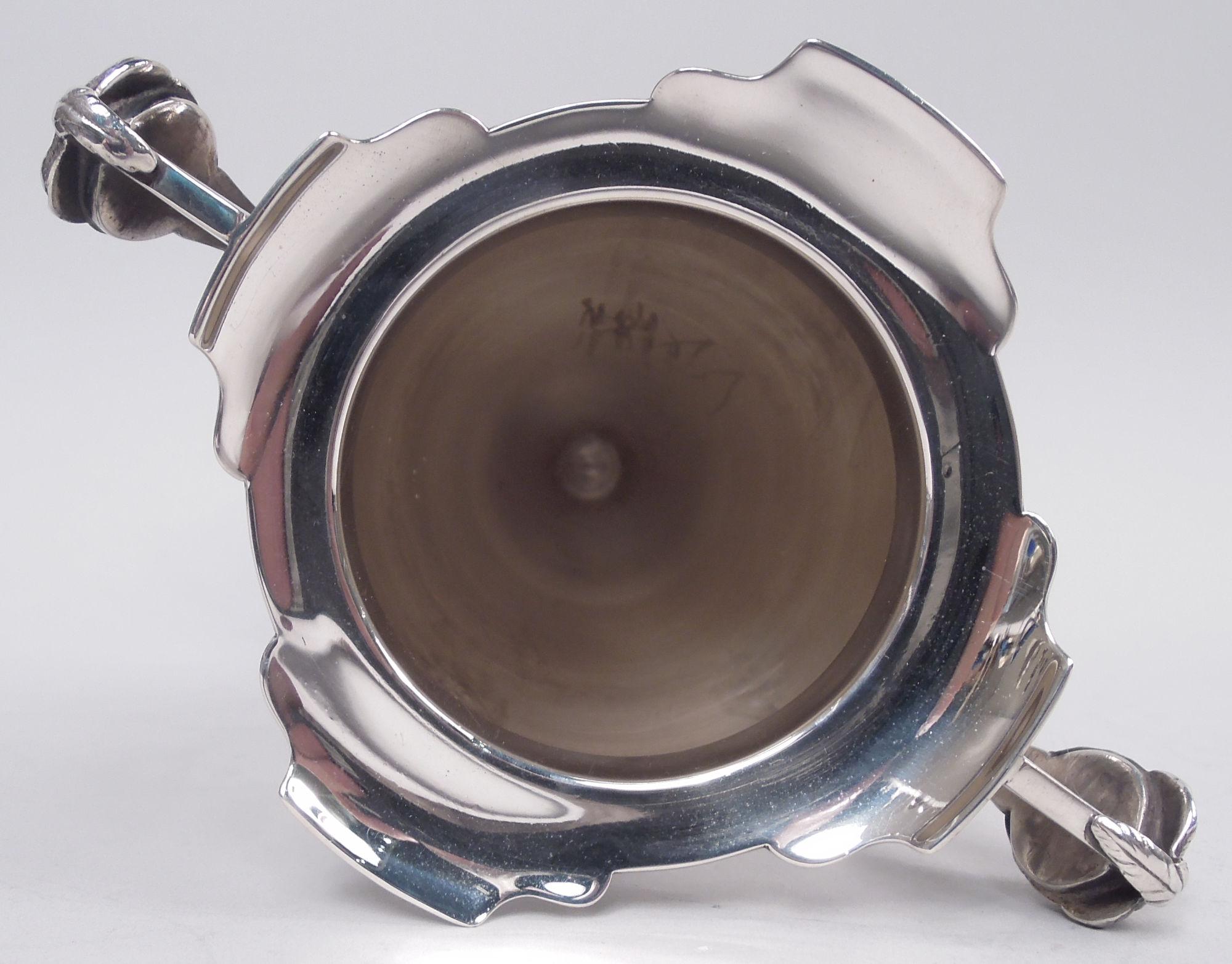 American Classical Antique Gorham American Victorian Classical Coin Silver Vase For Sale