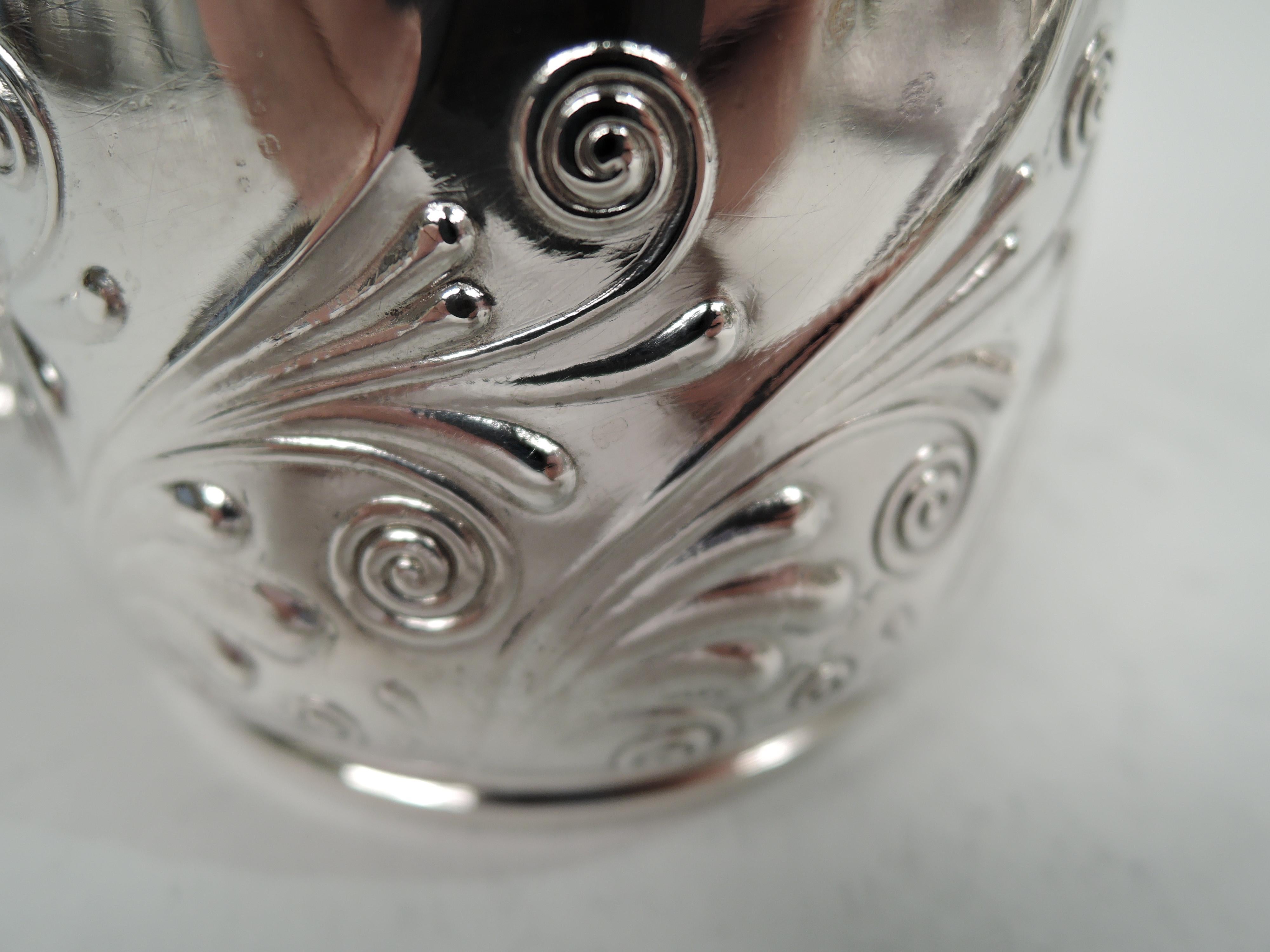 Late 19th Century Antique Gorham Art Nouveau Sterling Silver Baby Cup