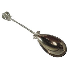 Antique Gorham Bird’s Nest Sterling Silver Egg Spoon