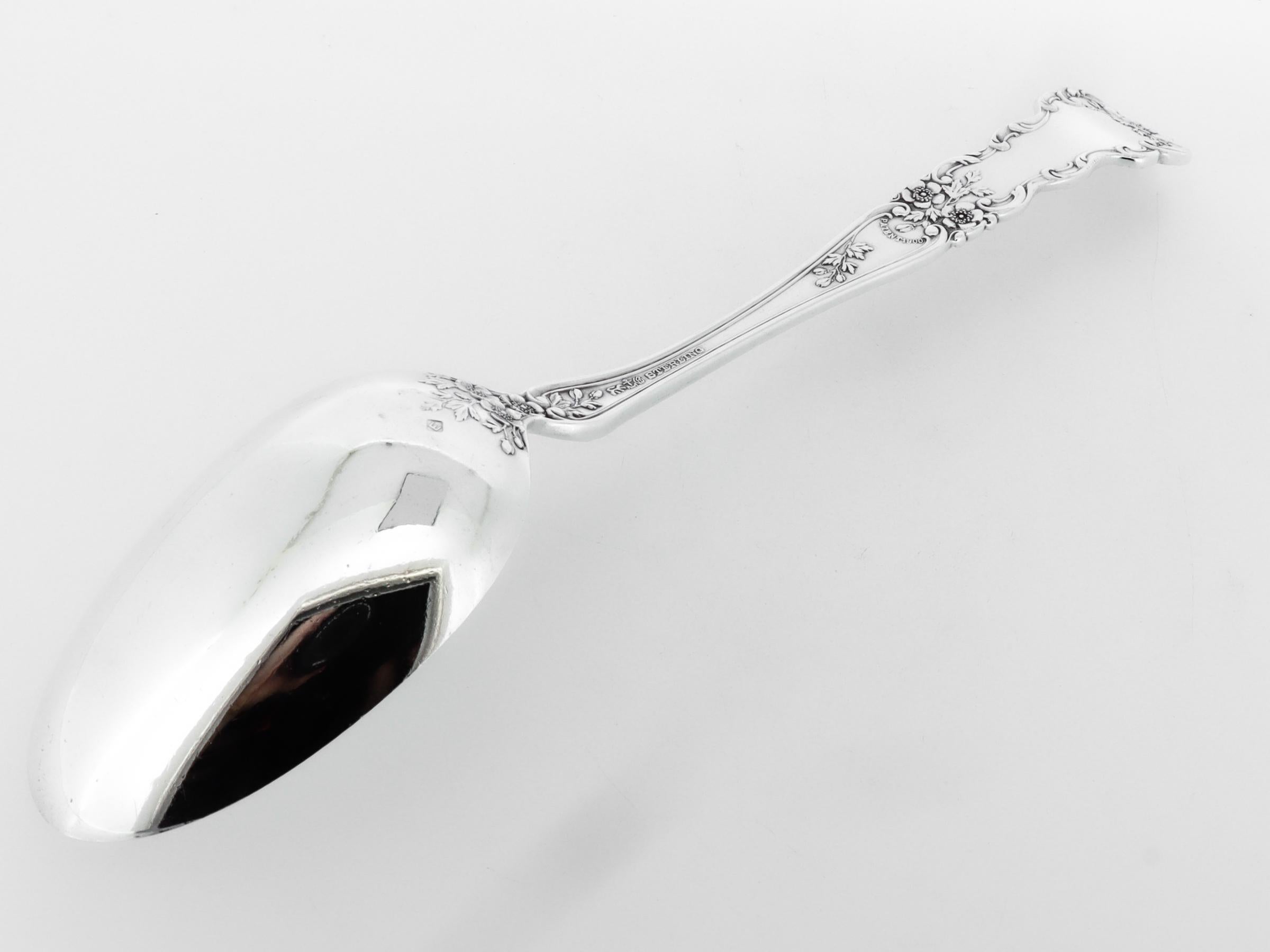 Antique Gorham Buttercup Sterling Silver 6 7/8 in. Tablespoon For Sale 1