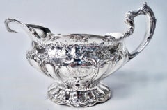 Salsiera antica Gorham Chantilly in argento sterling con piedistallo