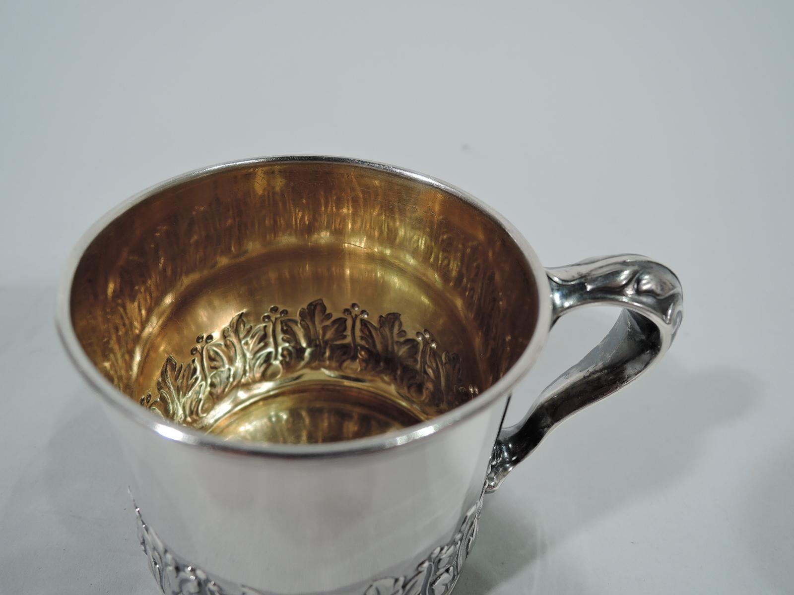 American Classical Antique Gorham Classical Sterling Silver Baby Cup