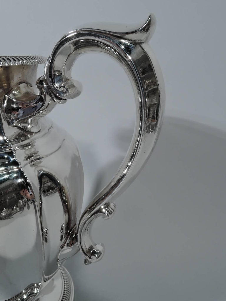 Antique Gorham Classical Sterling Silver Water Pitcher For Sale at