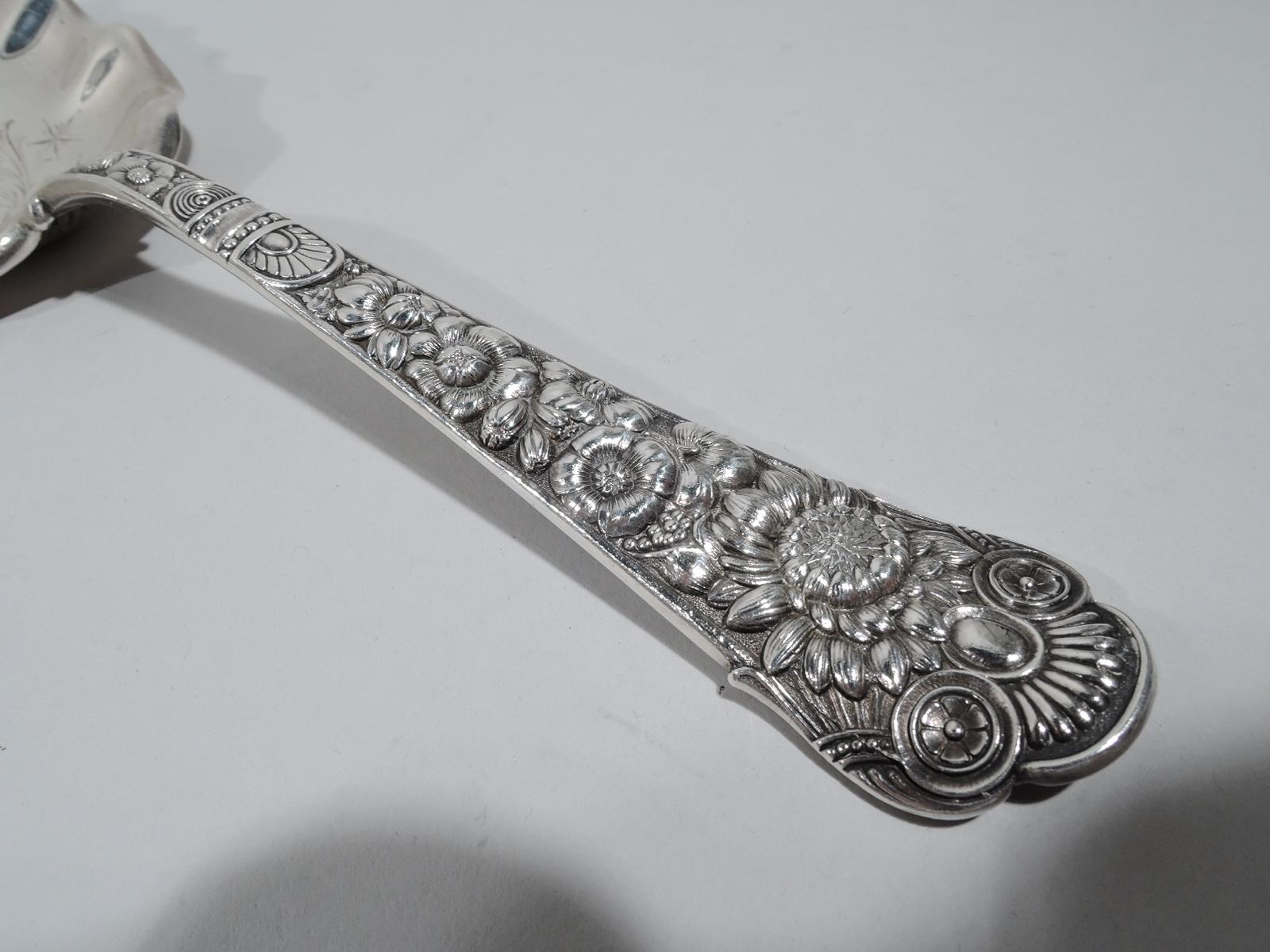 Aesthetic Movement Antique Gorham Cluny Sterling Silver Fish Server