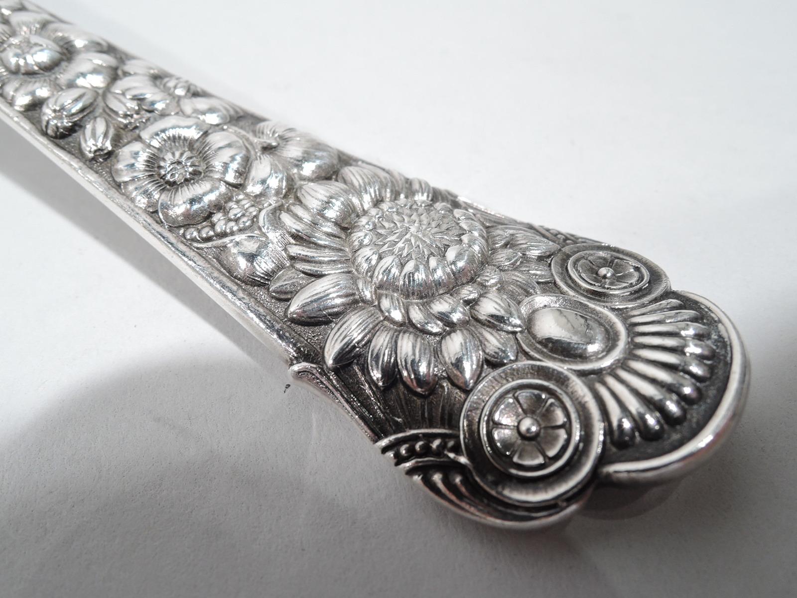 American Antique Gorham Cluny Sterling Silver Fish Server