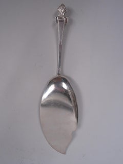Antique Gorham Coin Silver Fish Slice in Classical Bust Pattern