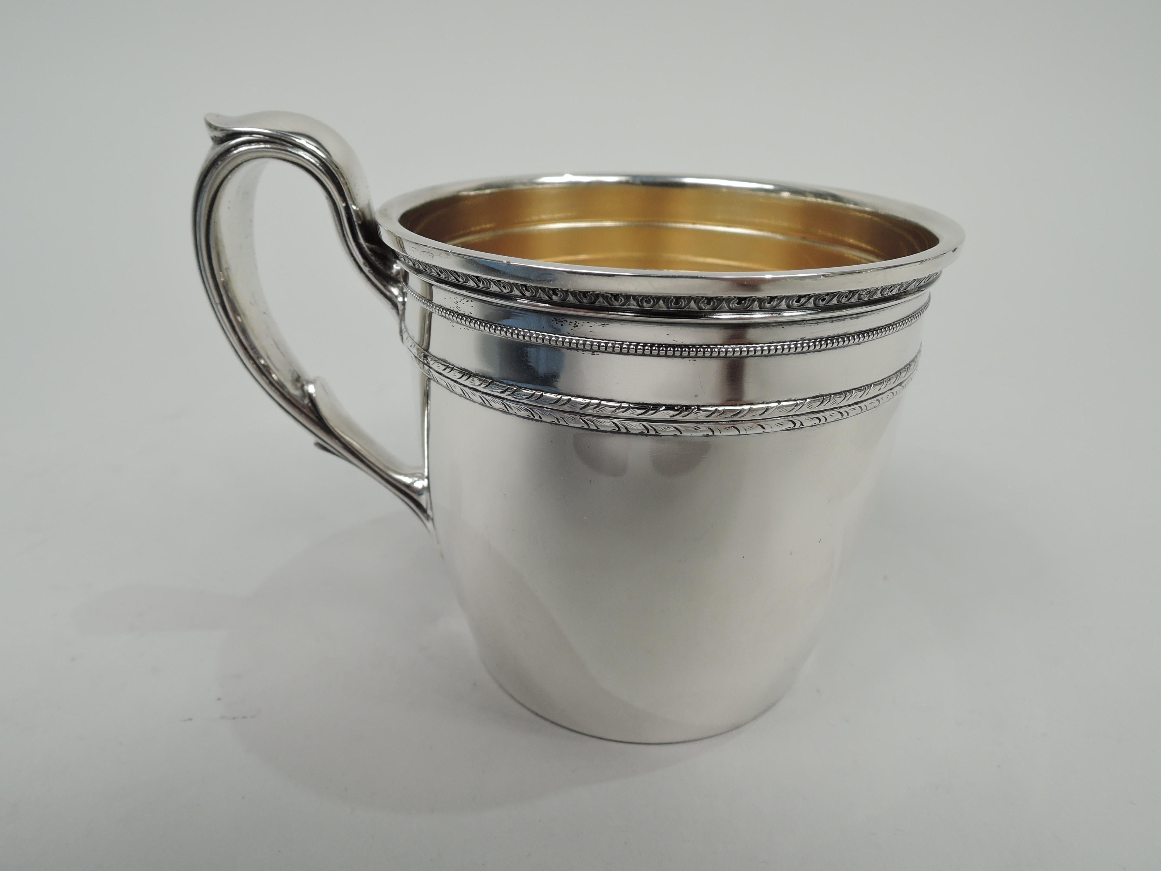 Edwardian Antique Gorham Edgeworth Sterling Silver Baby Cup