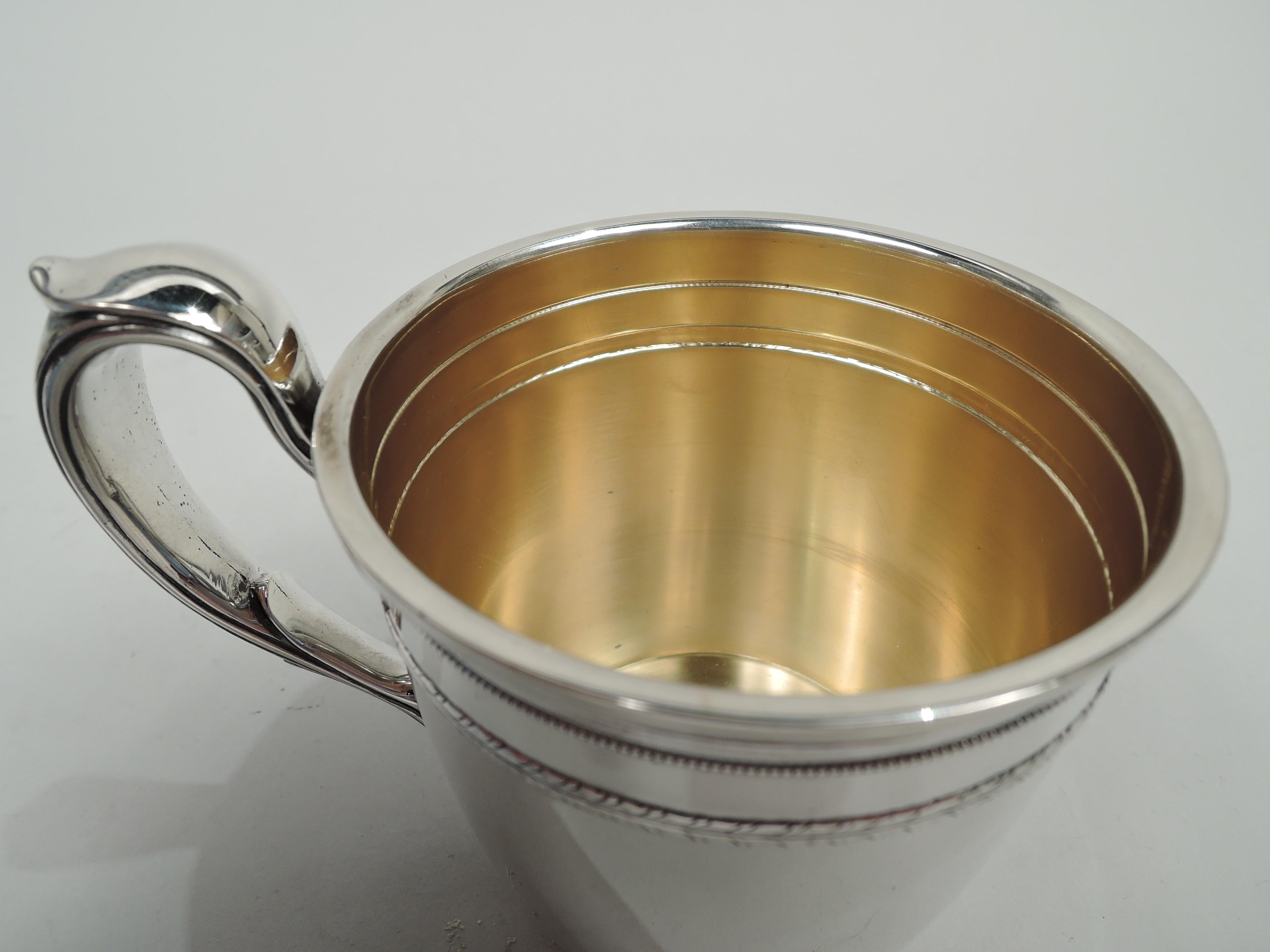 American Antique Gorham Edgeworth Sterling Silver Baby Cup