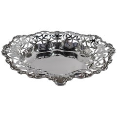 Antique Gorham Edwardian Classical Pierced Sterling Silver Bowl