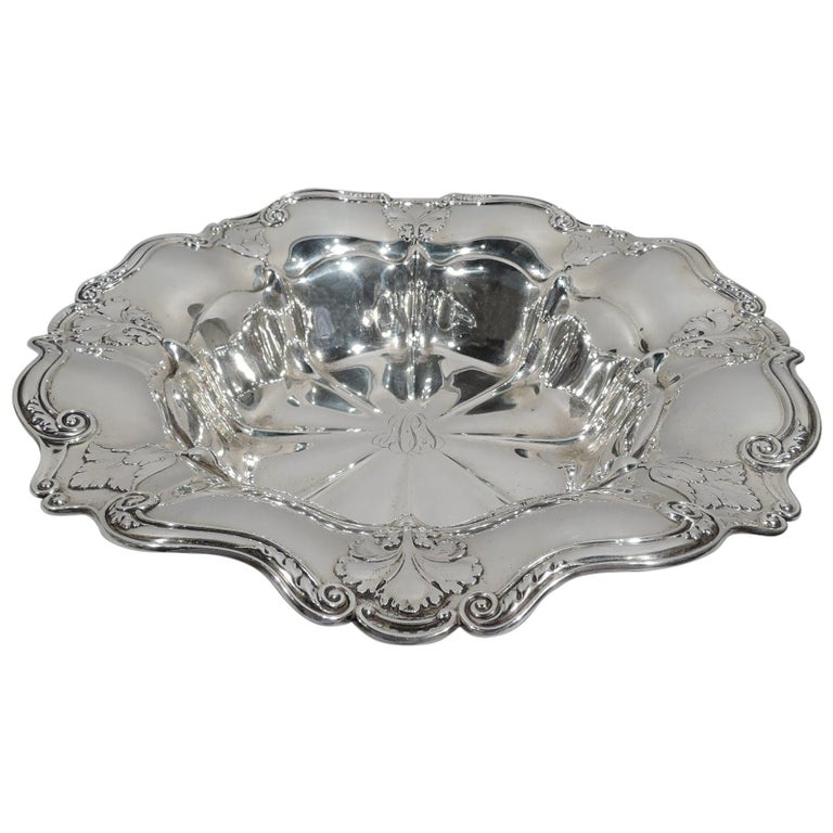 Antique Gorham Edwardian Classical Sterling Silver Bowl For Sale at 1stDibs