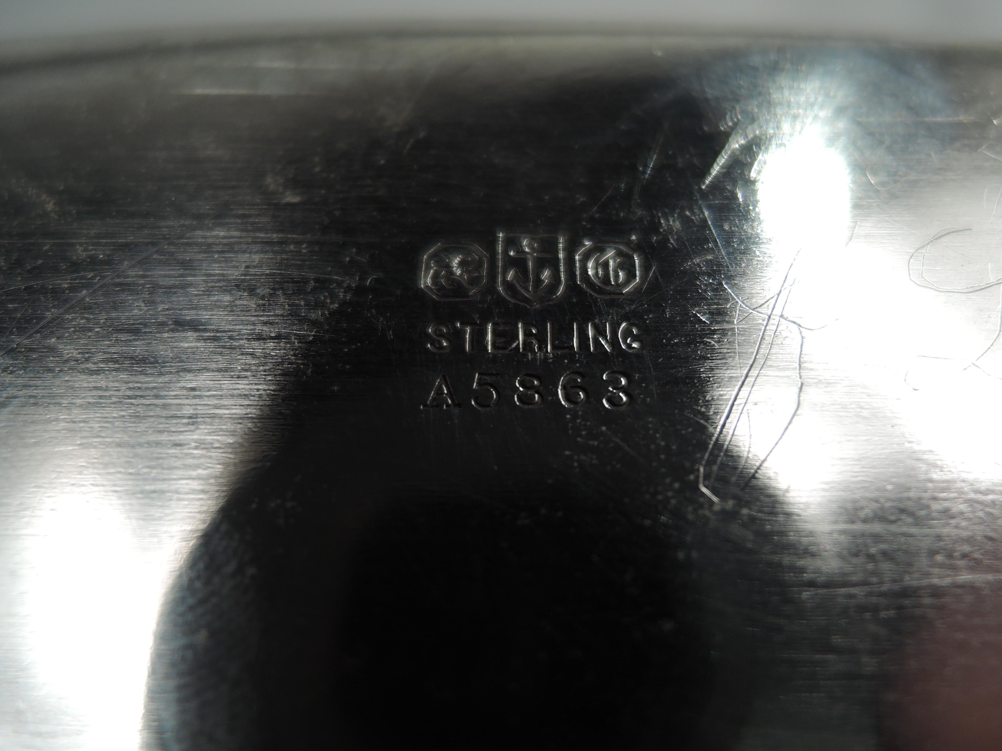 Début du 20ème siècle Antique Gorham Edwardian Classical Sterling Silver Pierce Bowl (bol en argent) en vente