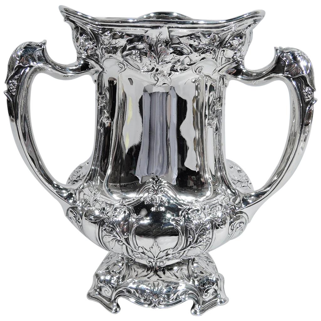 Antique Gorham Edwardian Classical Sterling Silver Trophy Loving Cup