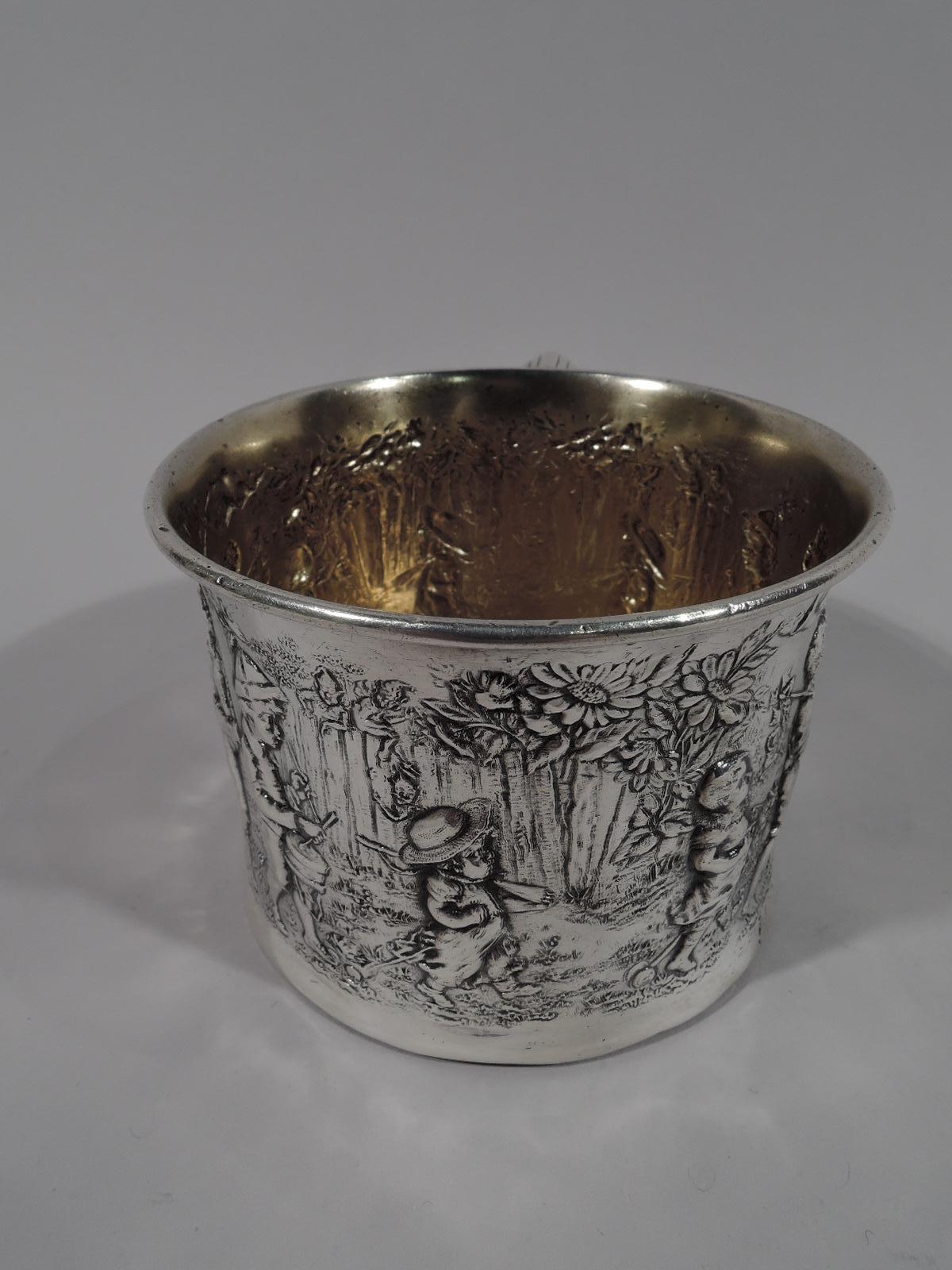 American Antique Gorham Edwardian Sterling Silver Boy’s Expedition Baby Cup