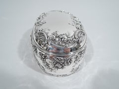Antico portagioie Gorham Edwardian in argento Sterling