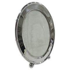 Antique Gorham Edwardian Sterling Silver Oval Picture Frame