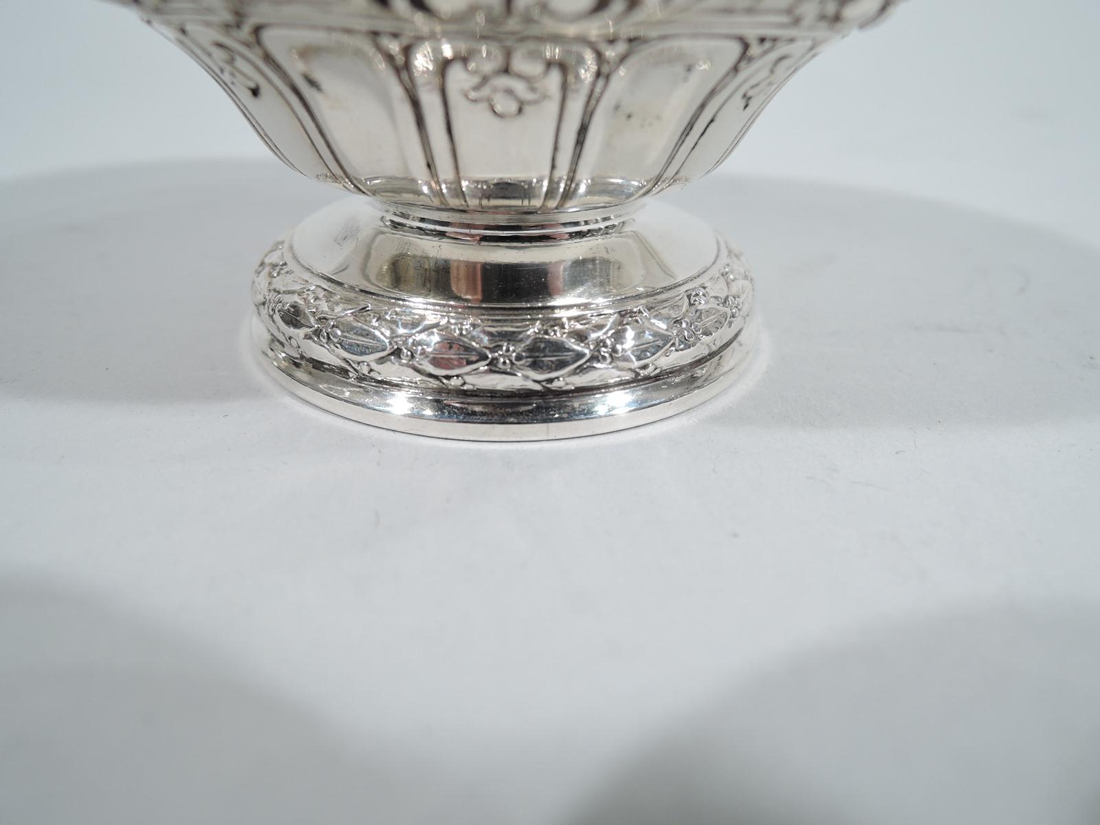 Antique Gorham French Classical Sterling Silver Salt and Pepper 3