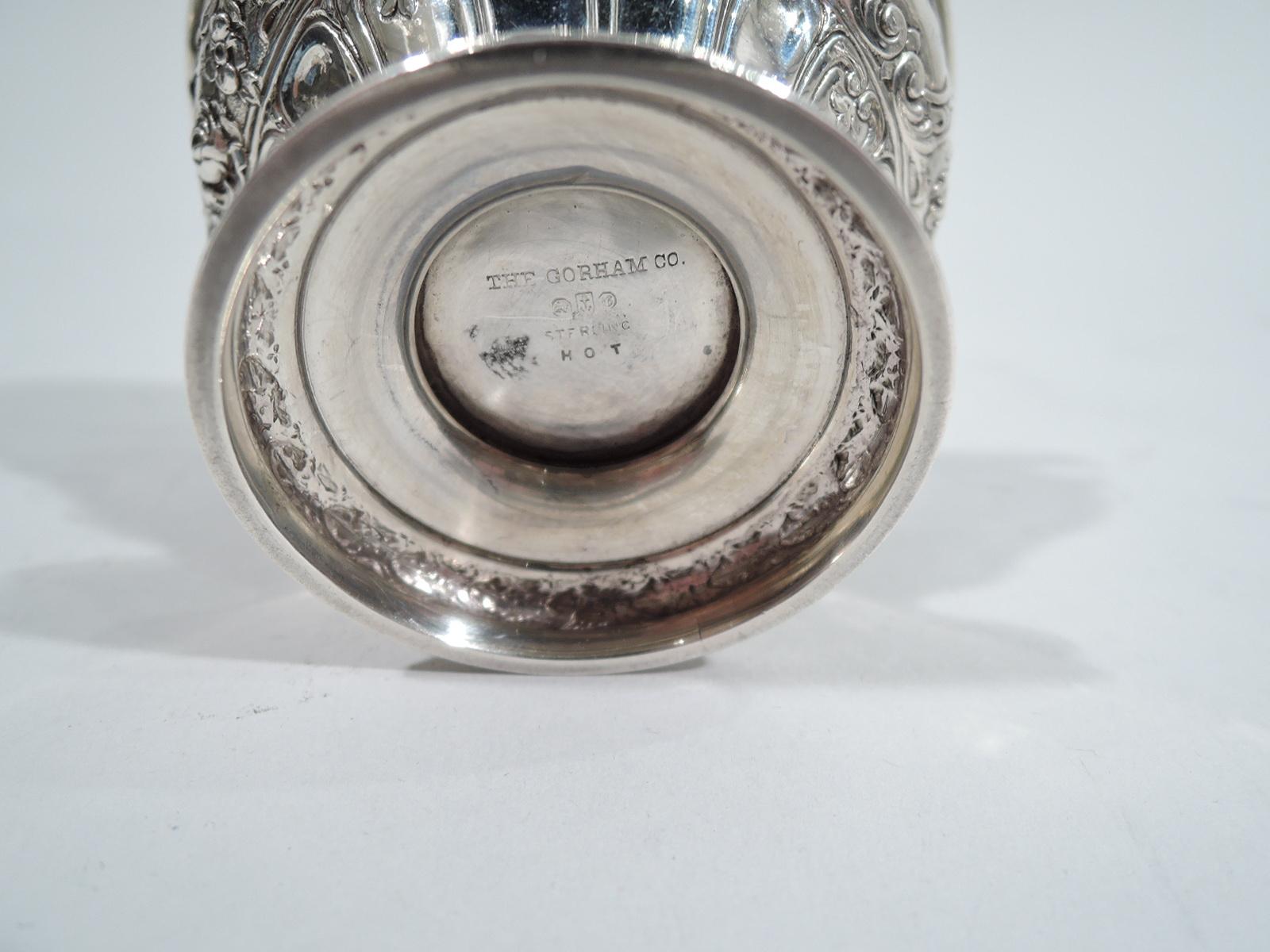 Antique Gorham French Classical Sterling Silver Salt and Pepper 5