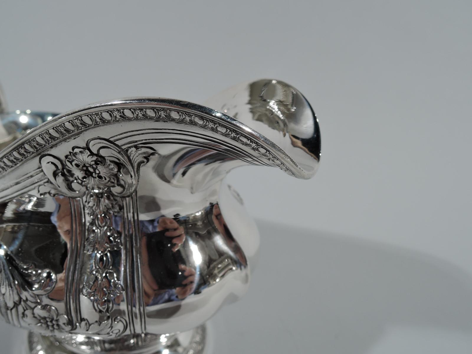 gorham silver gravy boat